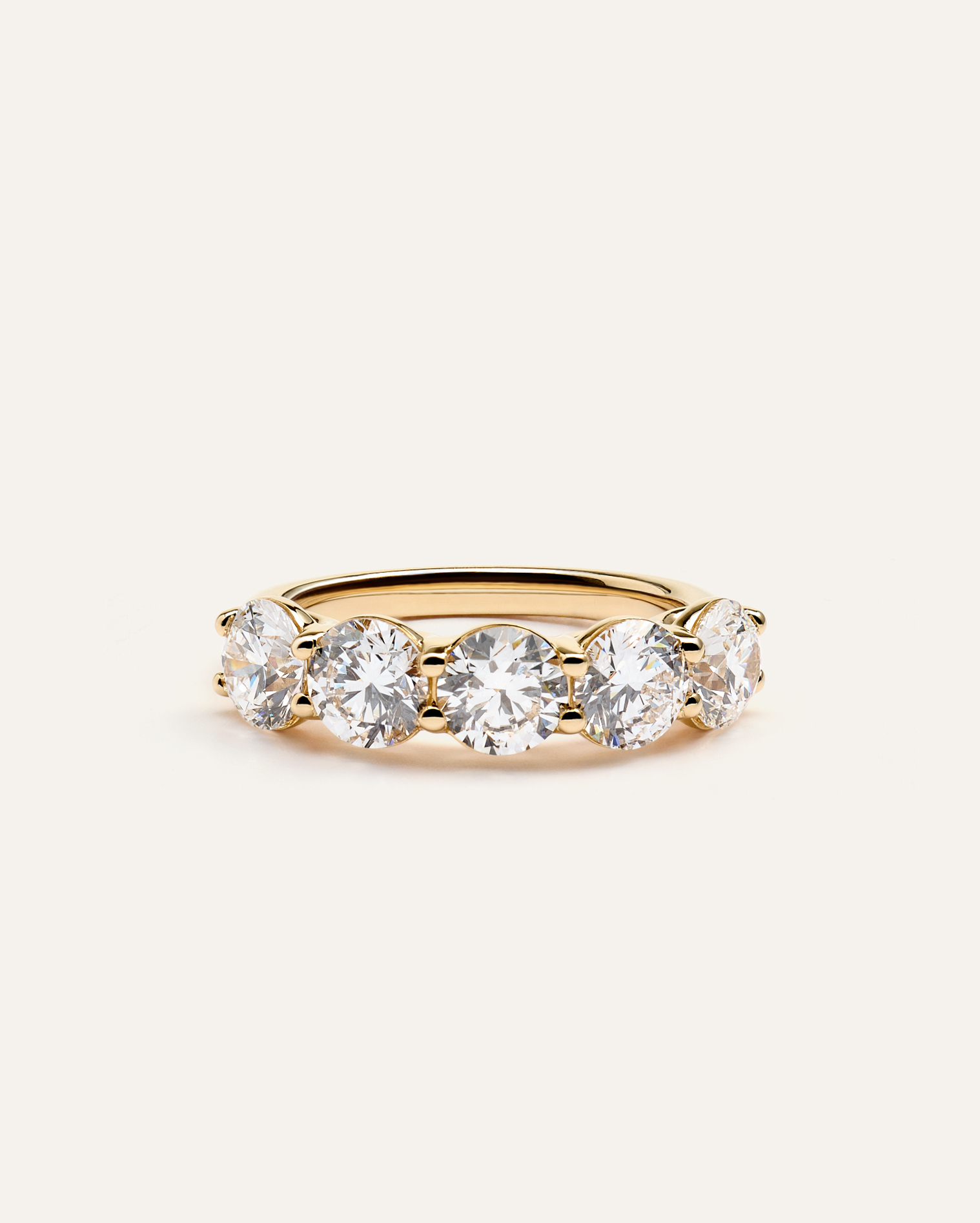 Lab Grown Diamond Five Stone Band