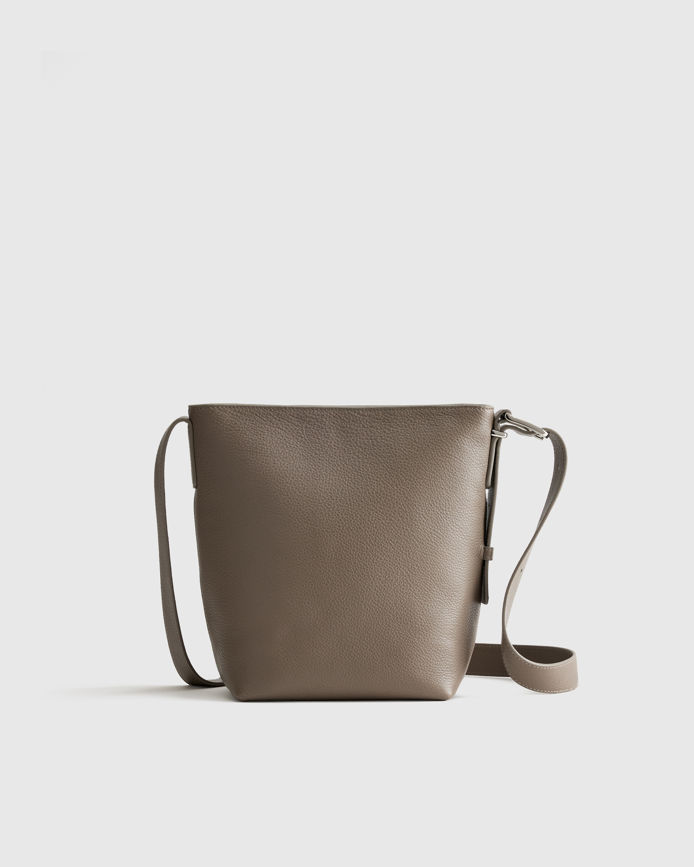 Italian Leather Bucket Crossbody