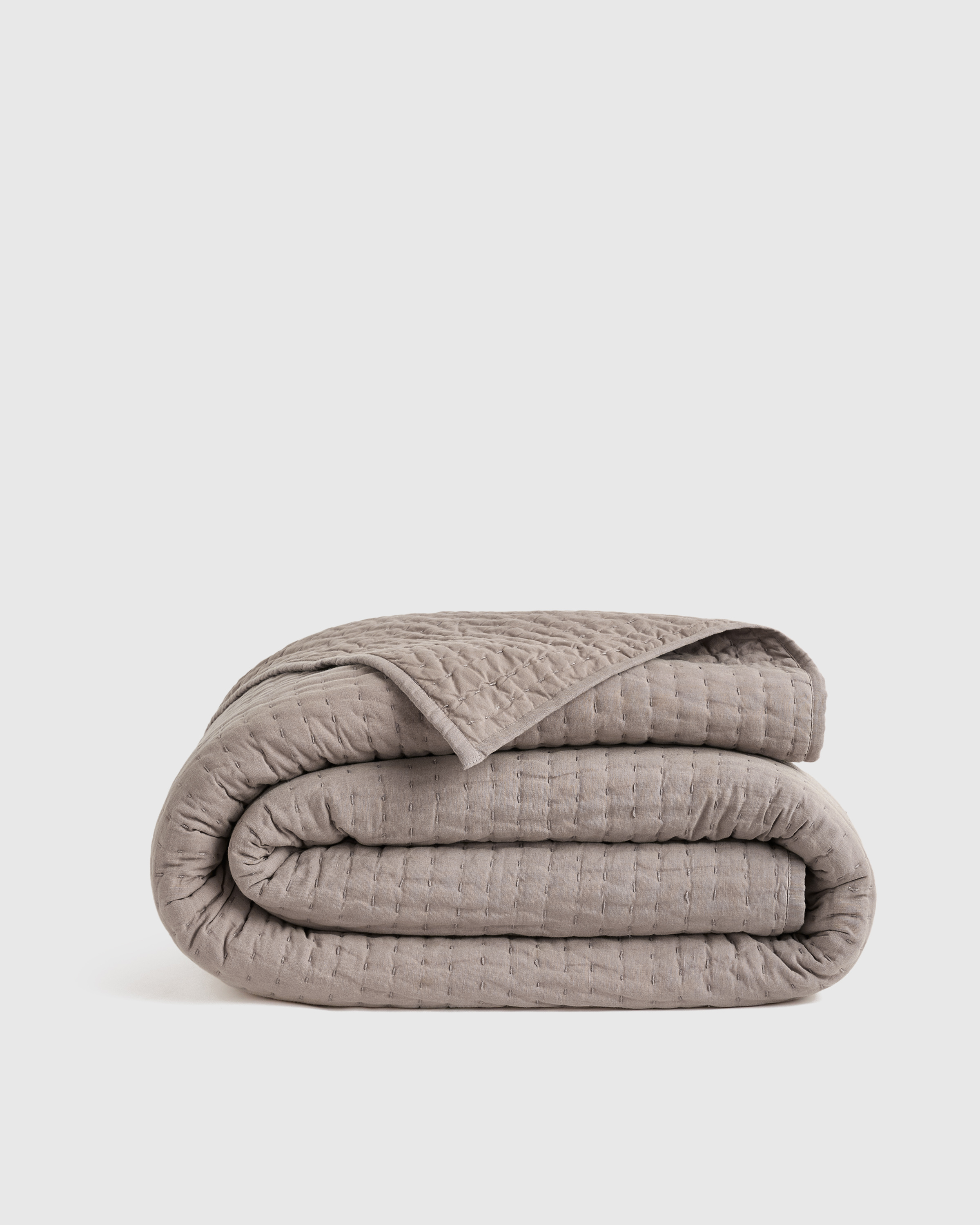 European Linen Cotton Stitch Quilt
