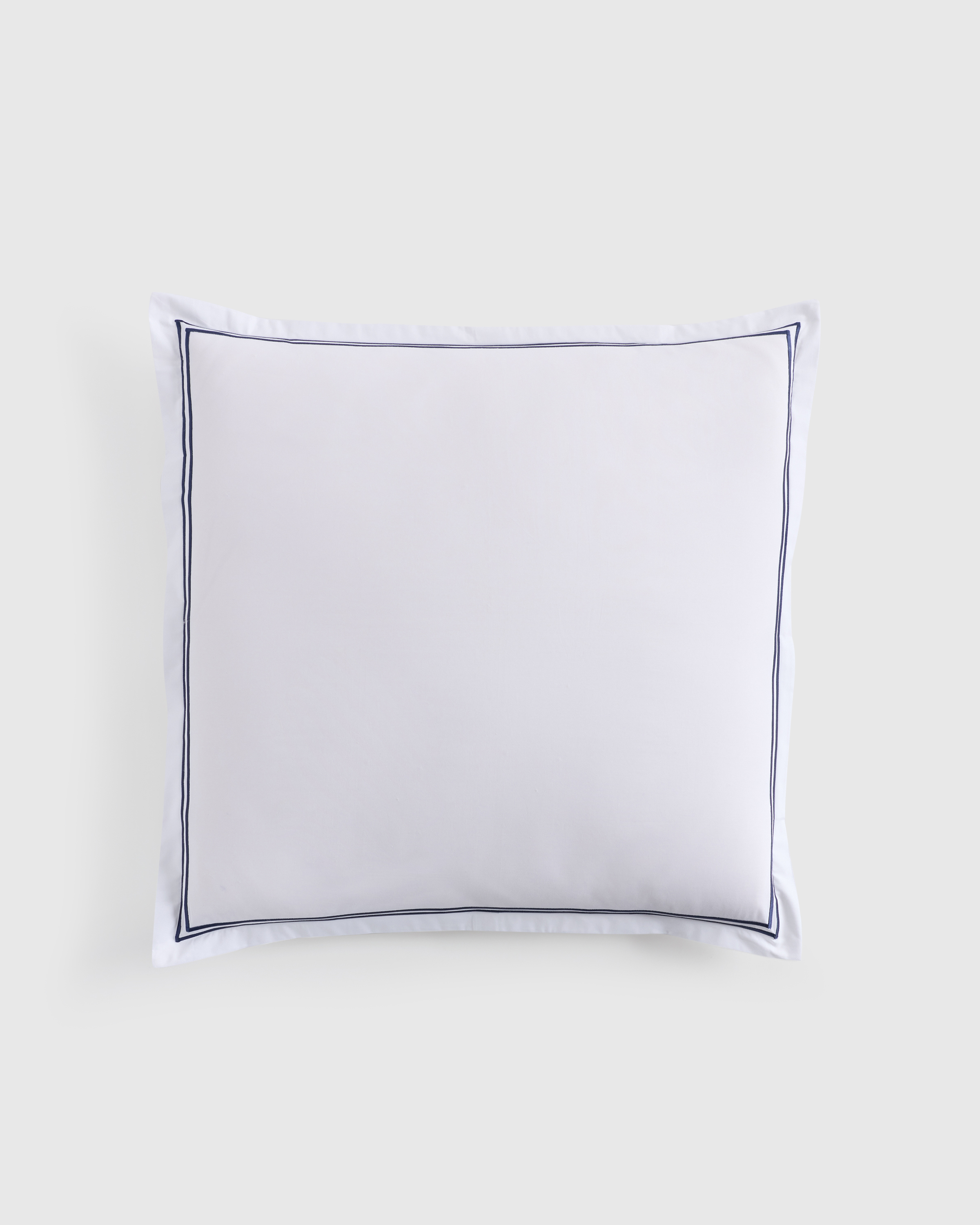 Organic Crisp Percale Embellished Euro Sham
