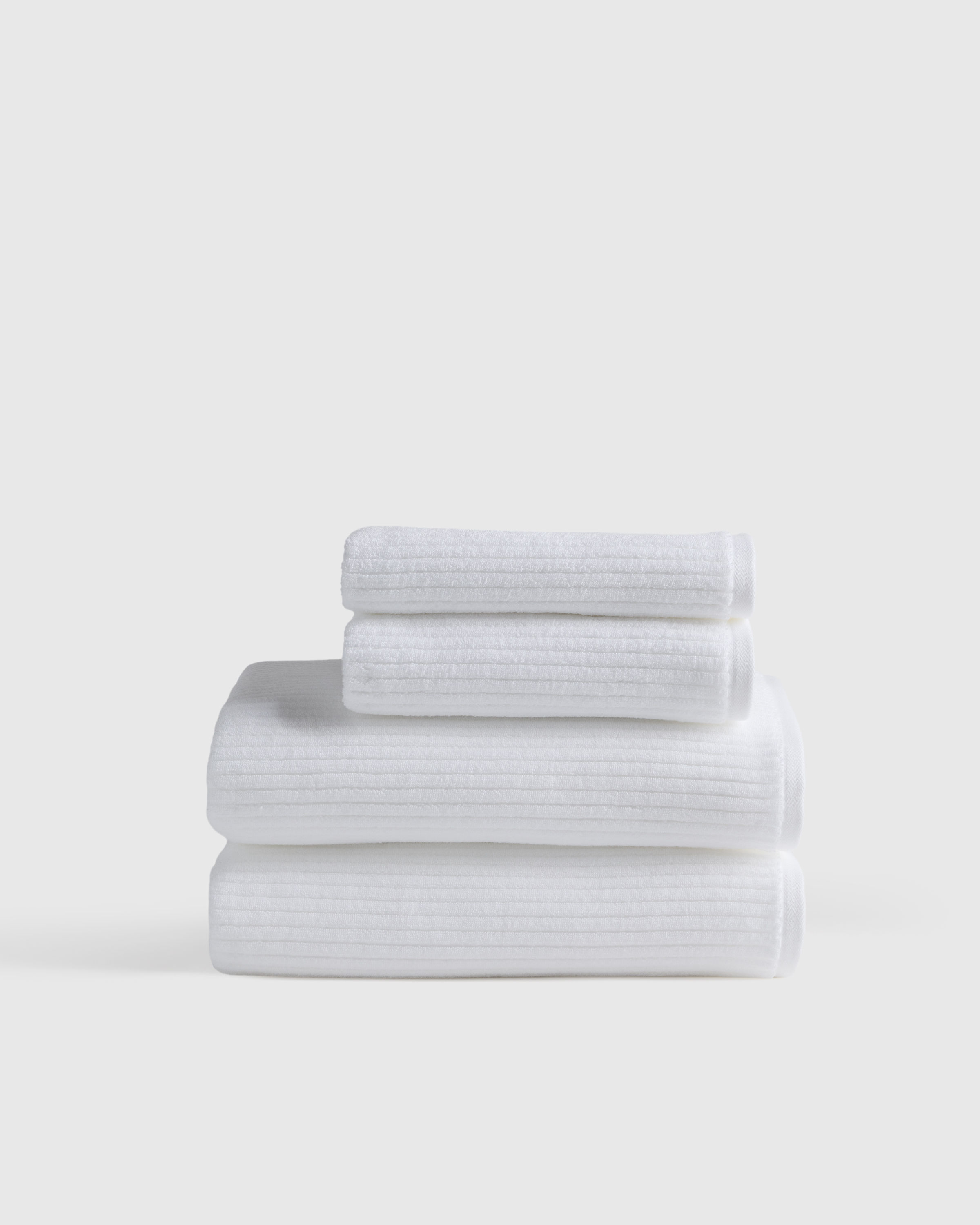 Ribbed Organic Turkish Cotton Bath Bundle (4 pieces)