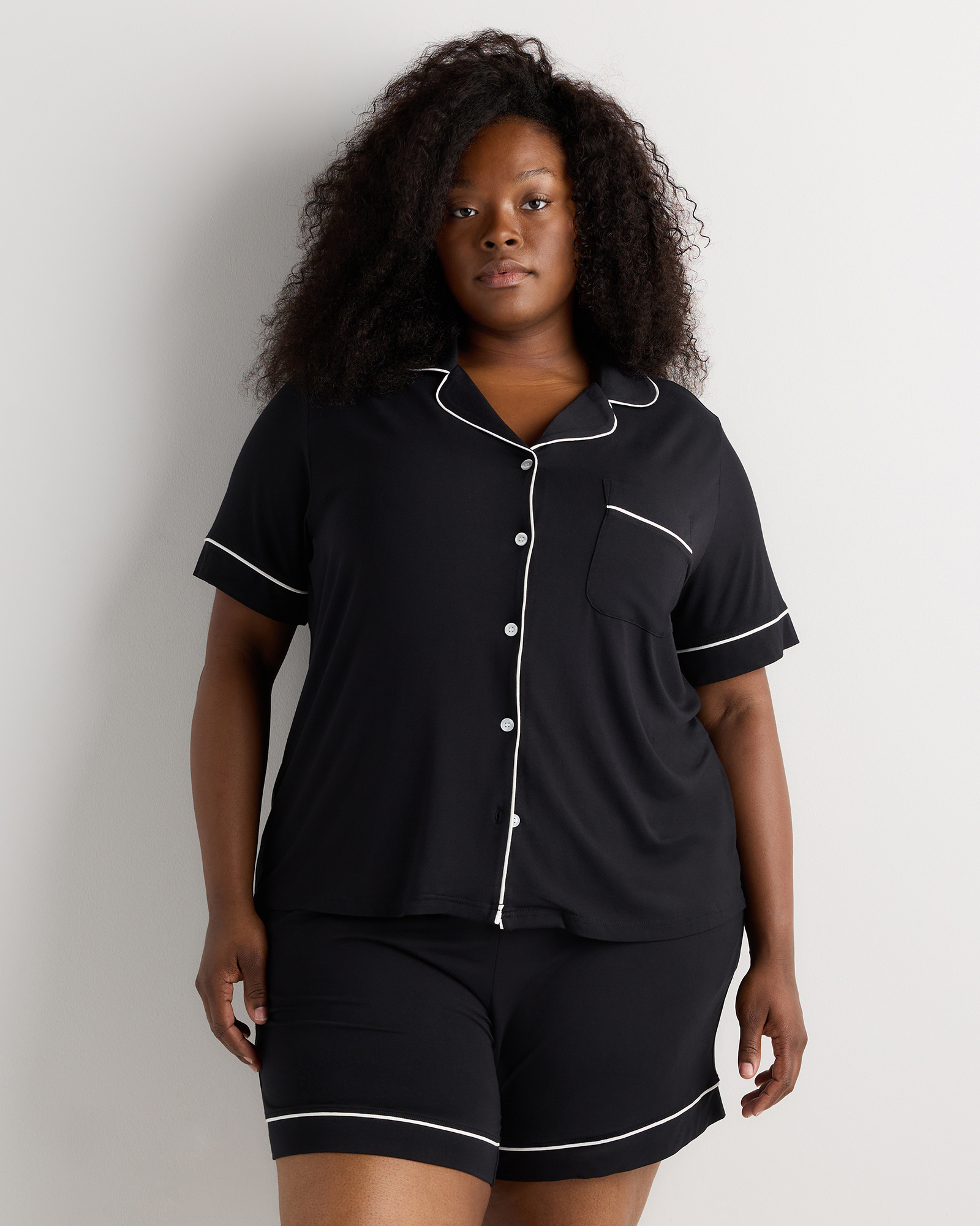 Bamboo Jersey Short Sleeve Pajama Set