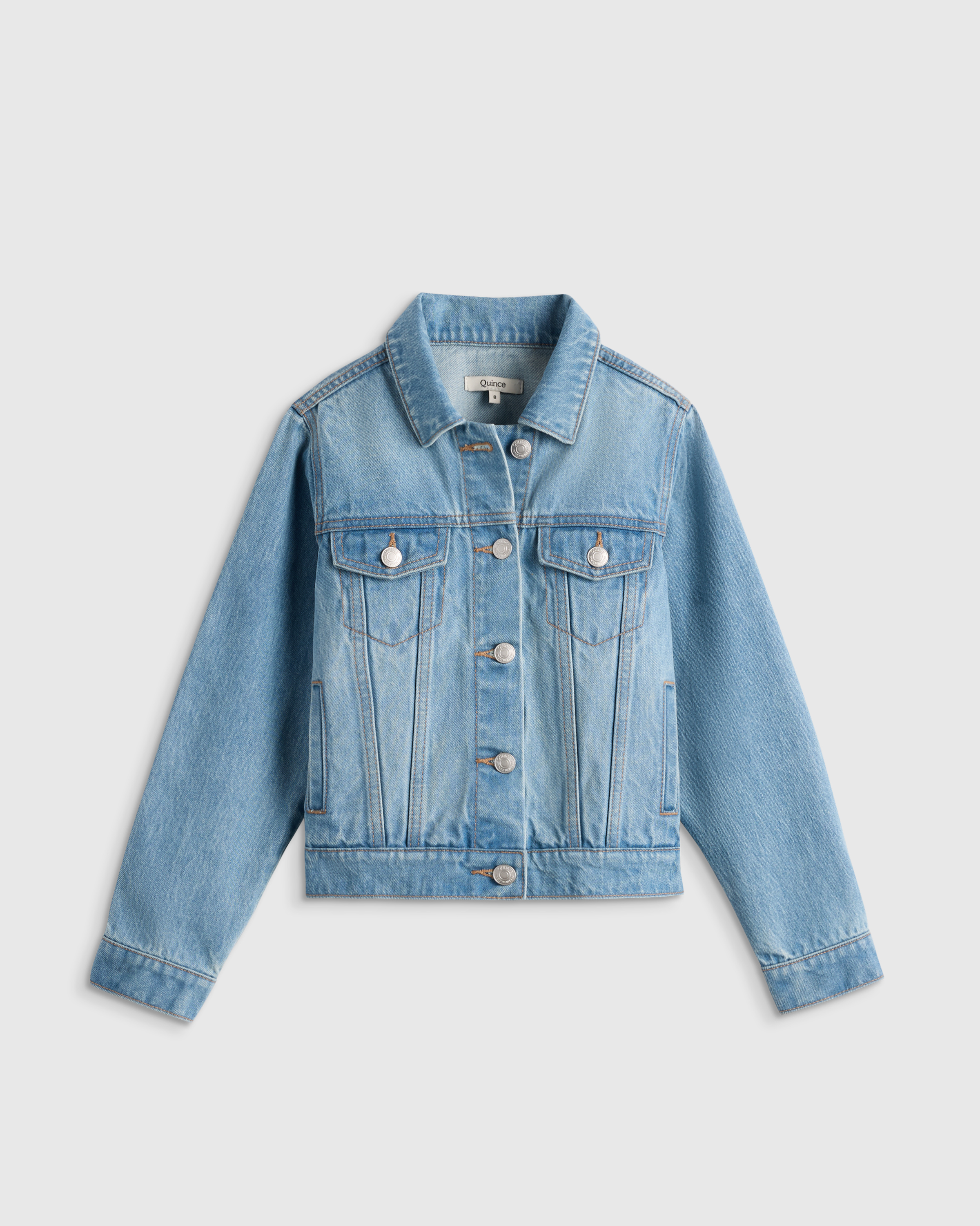 Girls 100% Organic Cotton Denim Jacket