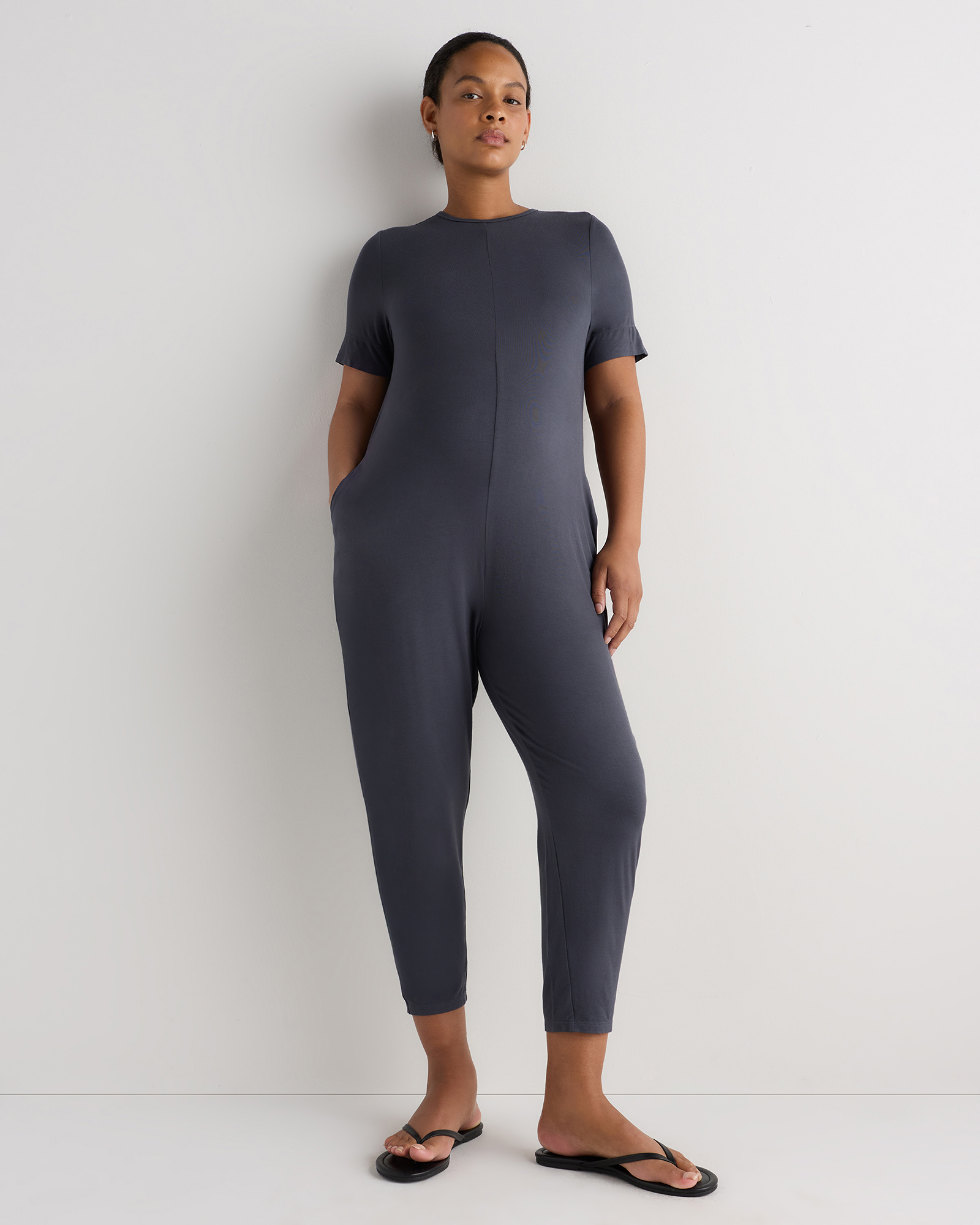 Bamboo Jersey Maternity Everyday Jumpsuit