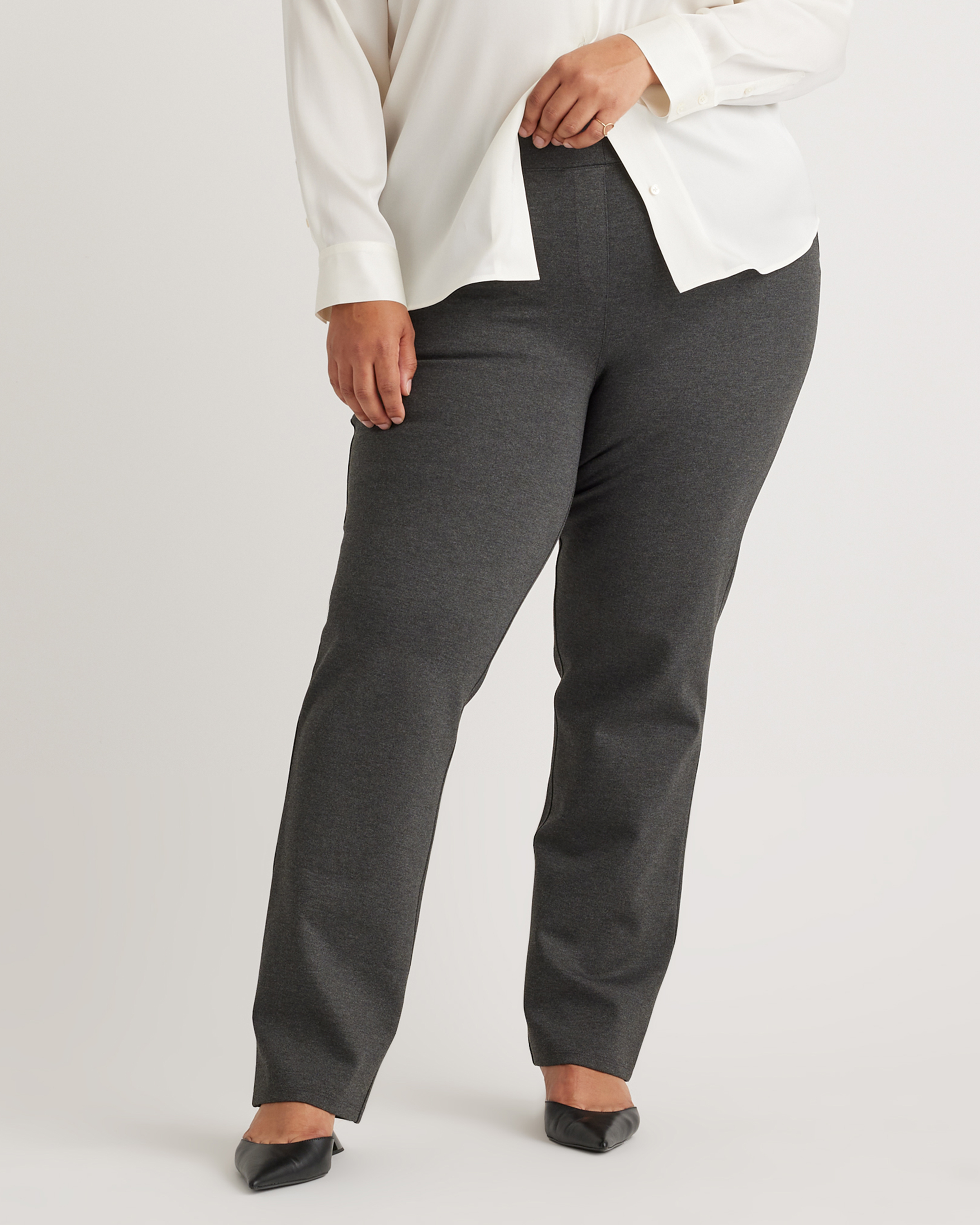 Ultra-Stretch Ponte Straight Leg Pants