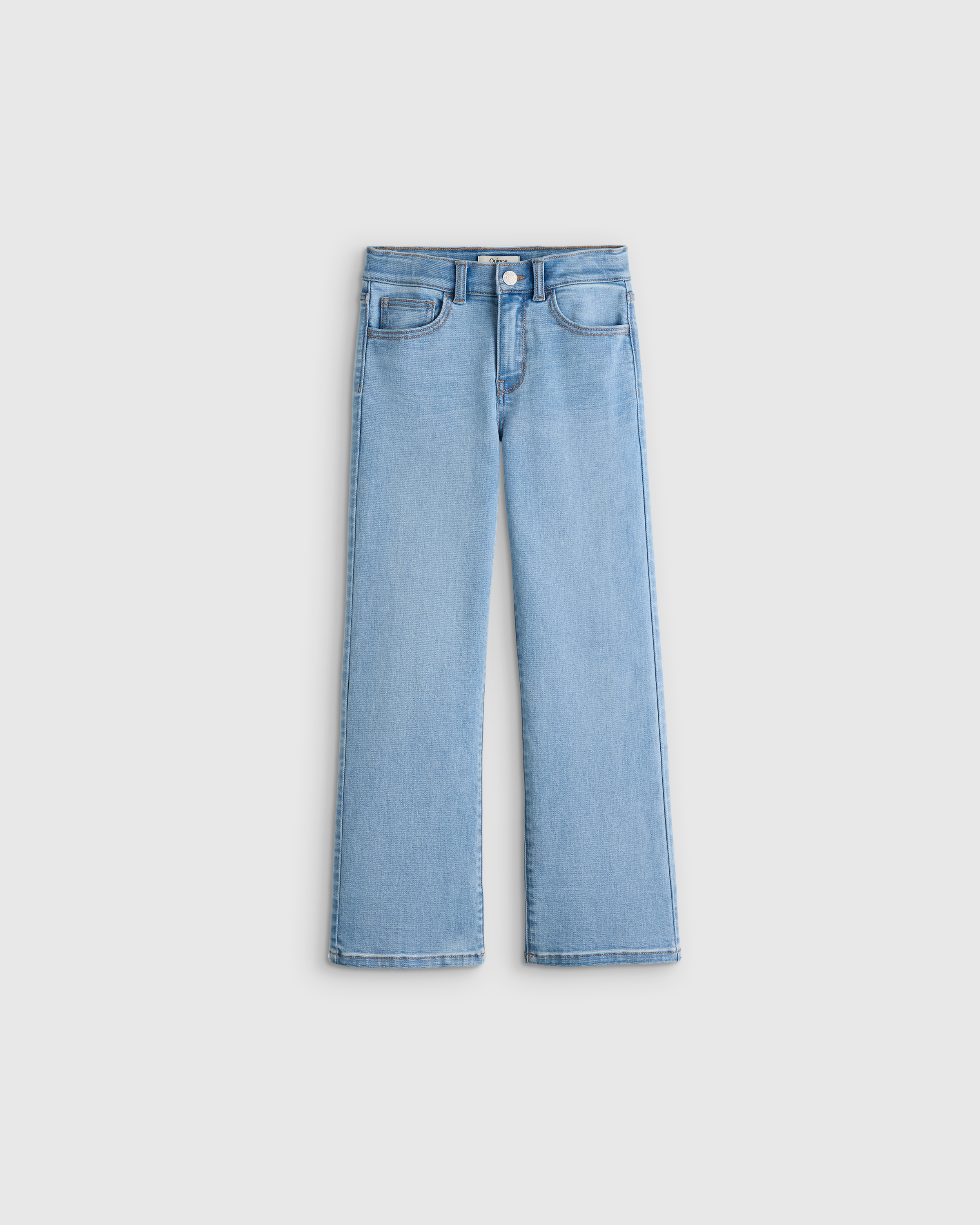 Girls Stretch Wide Leg Jeans