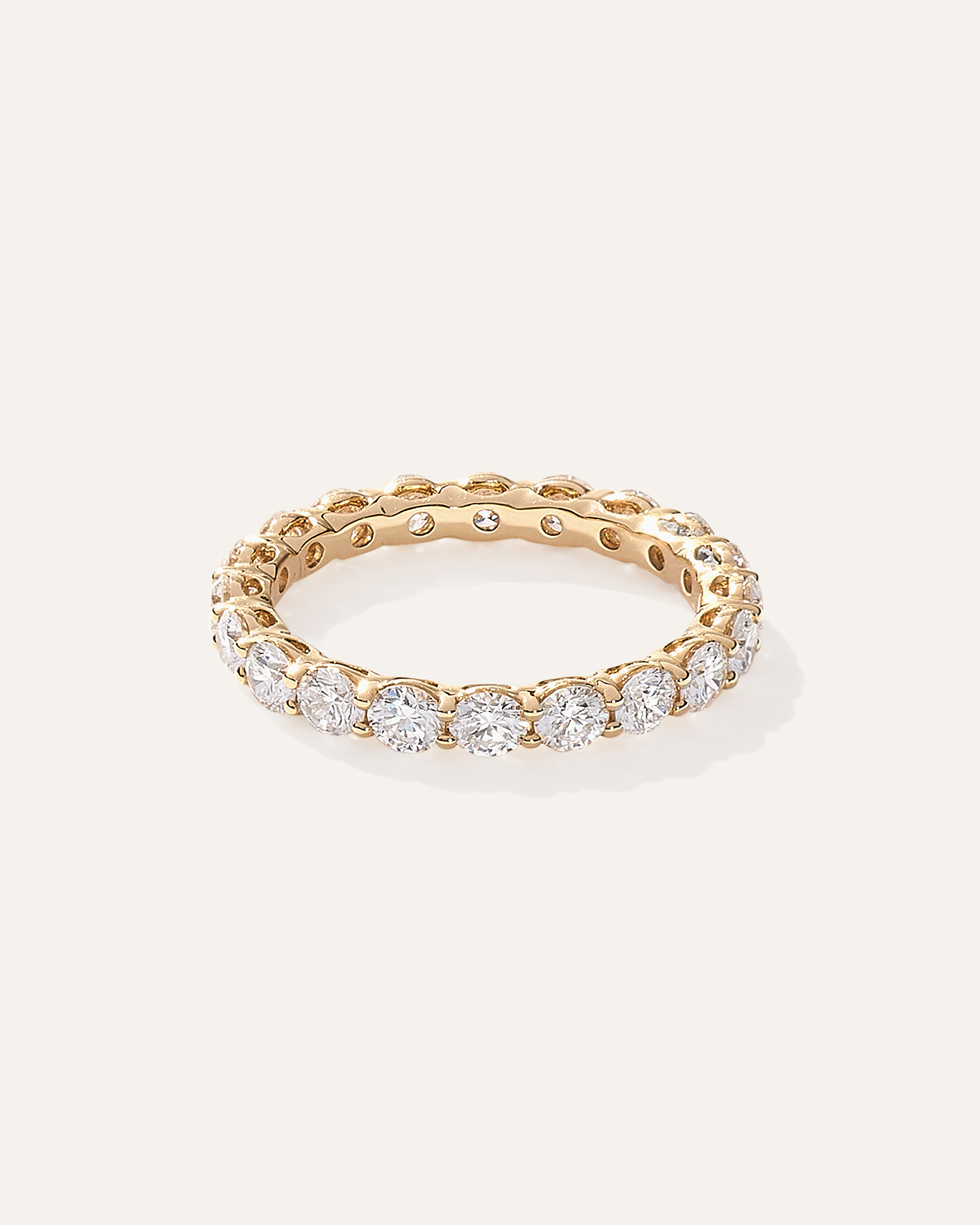 Lab Grown Diamond Round Eternity Band