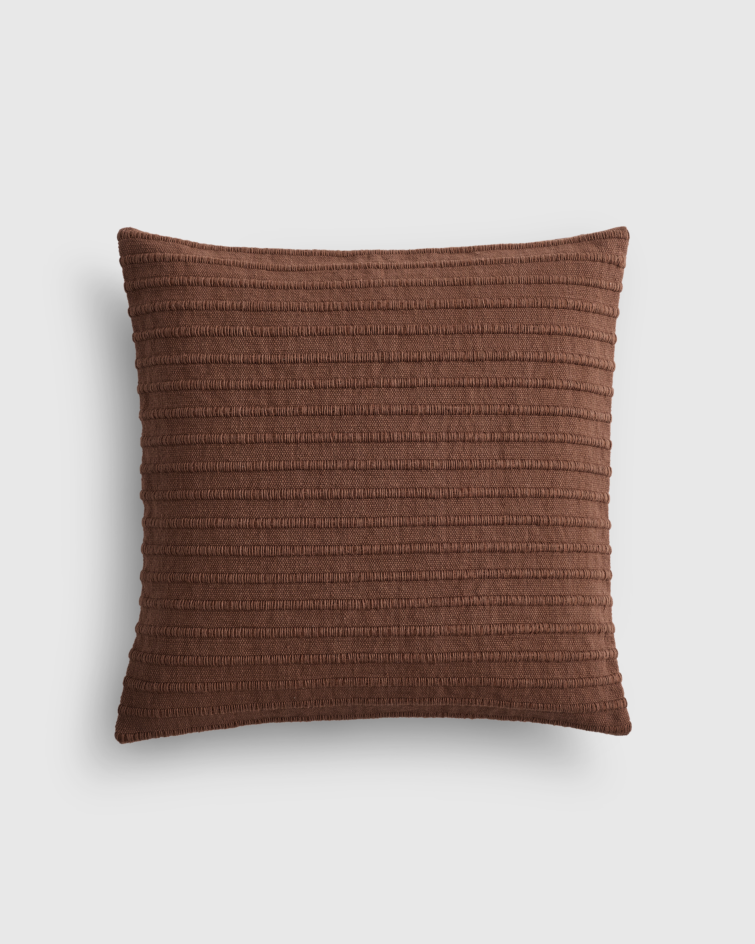 Ribbed Wool Cotton Pillow Cover