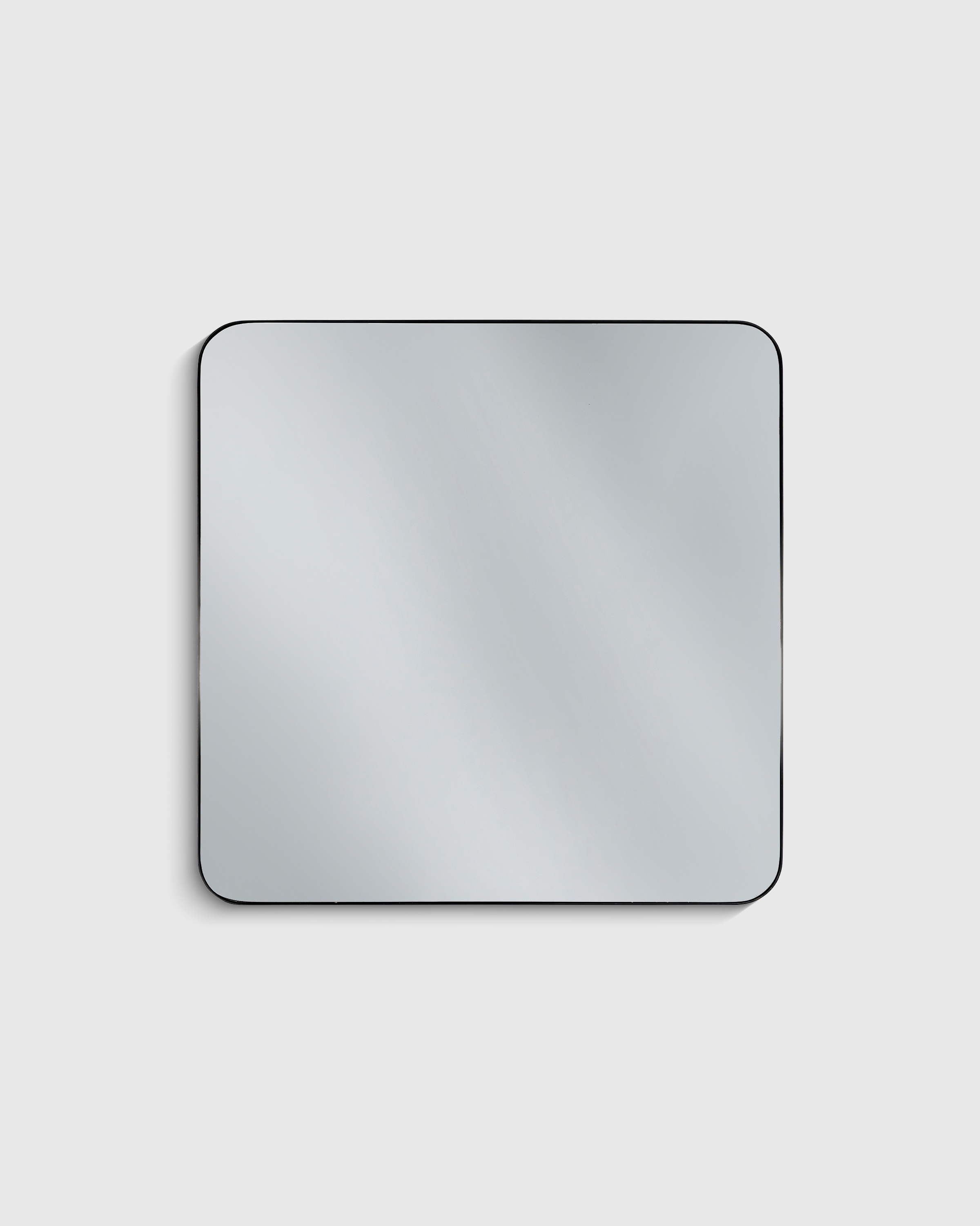Square Metal Framed Wall Mirror