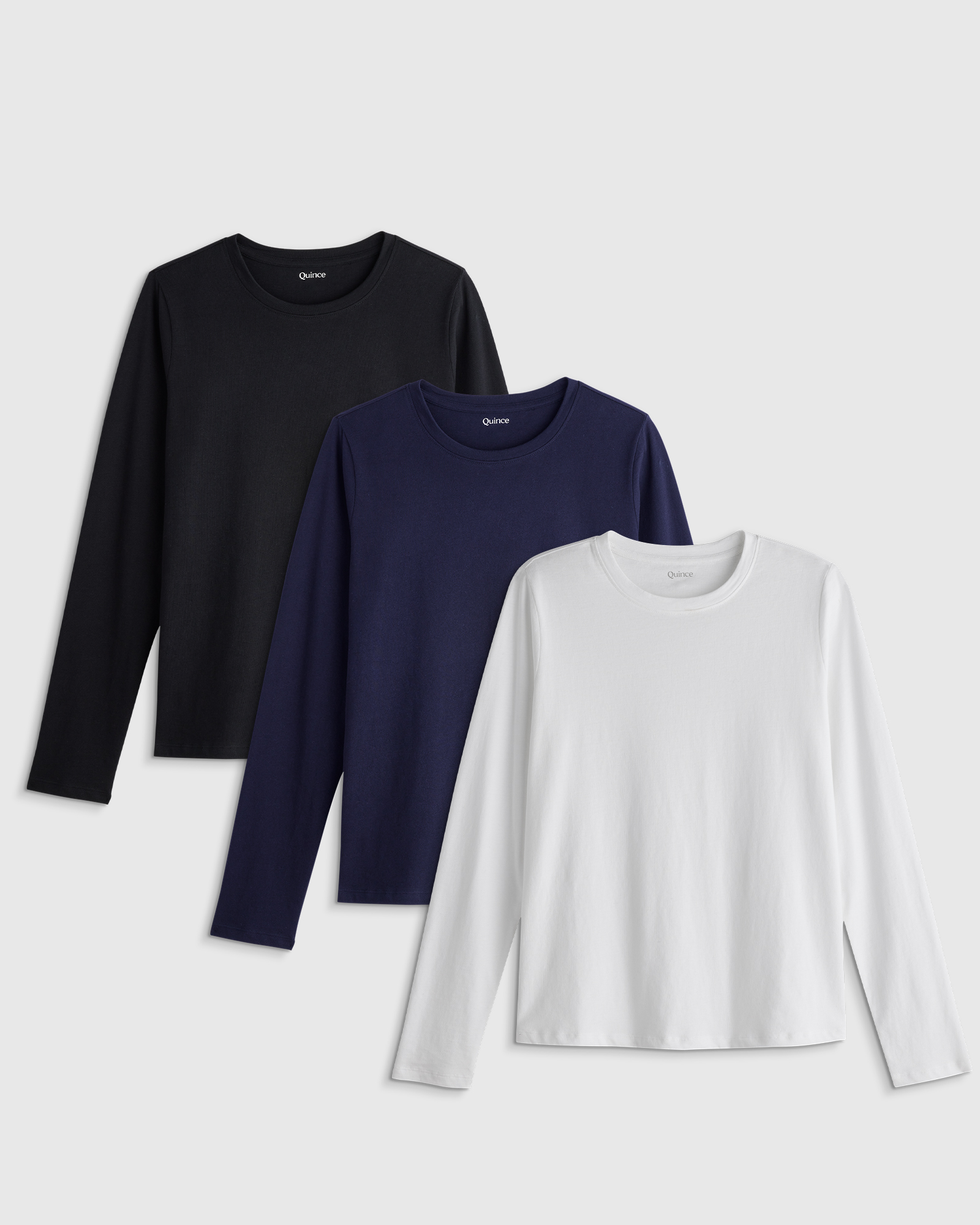 100% Organic Cotton Classic Long Sleeve Tee Bundle