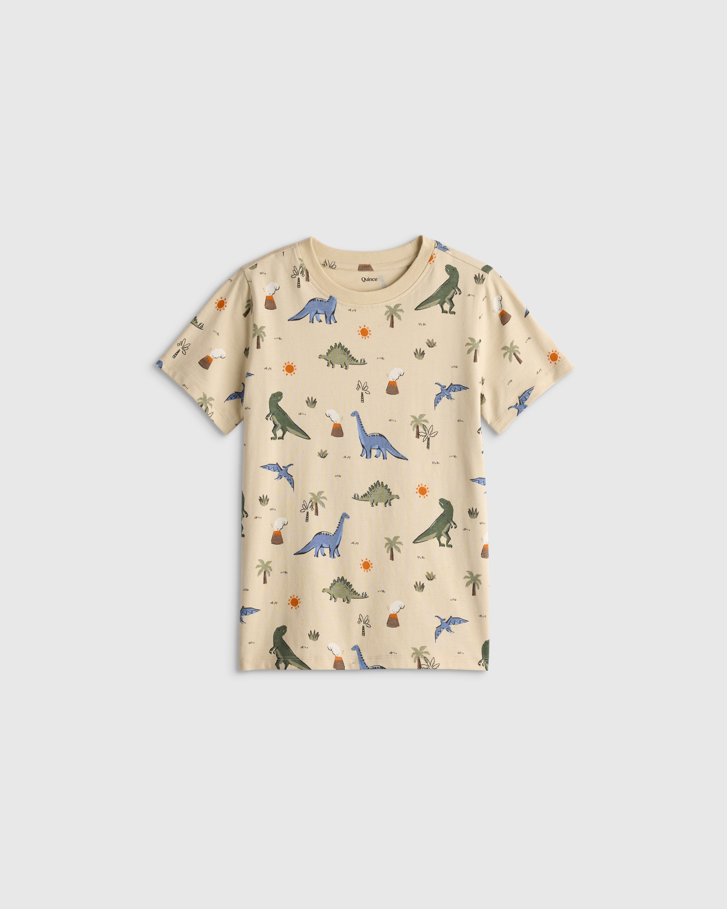 100% Organic Cotton Jersey Short Sleeve Tee