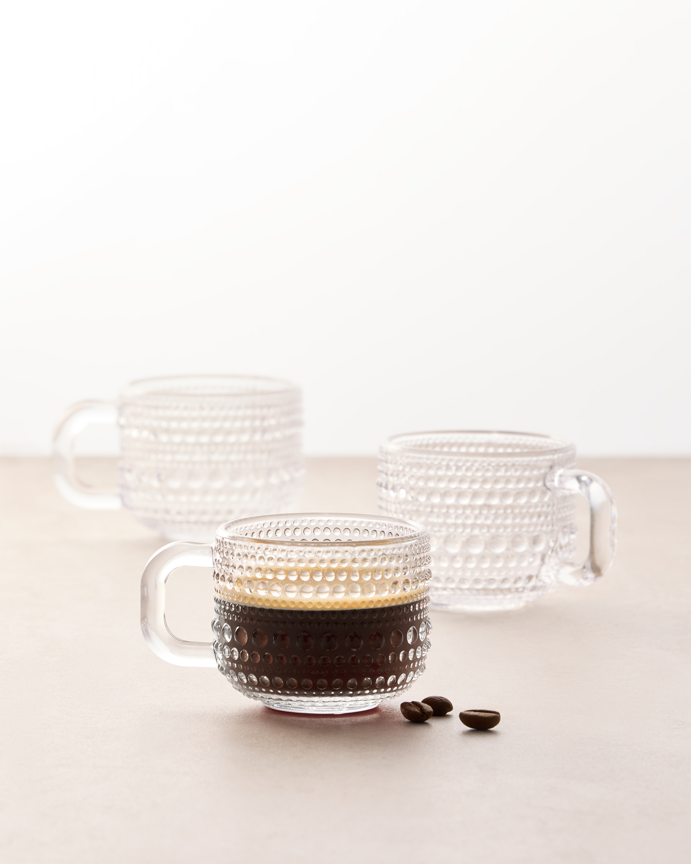 Jupiter Glass Espresso Mug, Set of 6