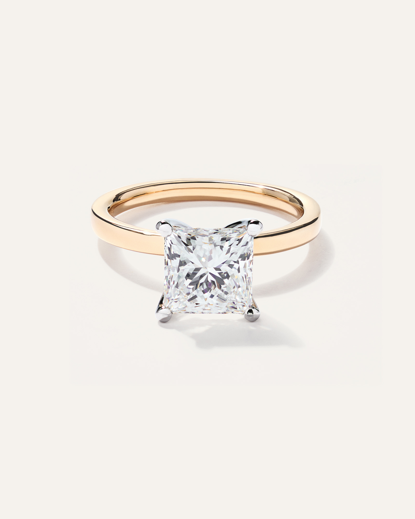 Lab Grown Diamond Princess Comfort Fit Engagement Ring - 2.5ct