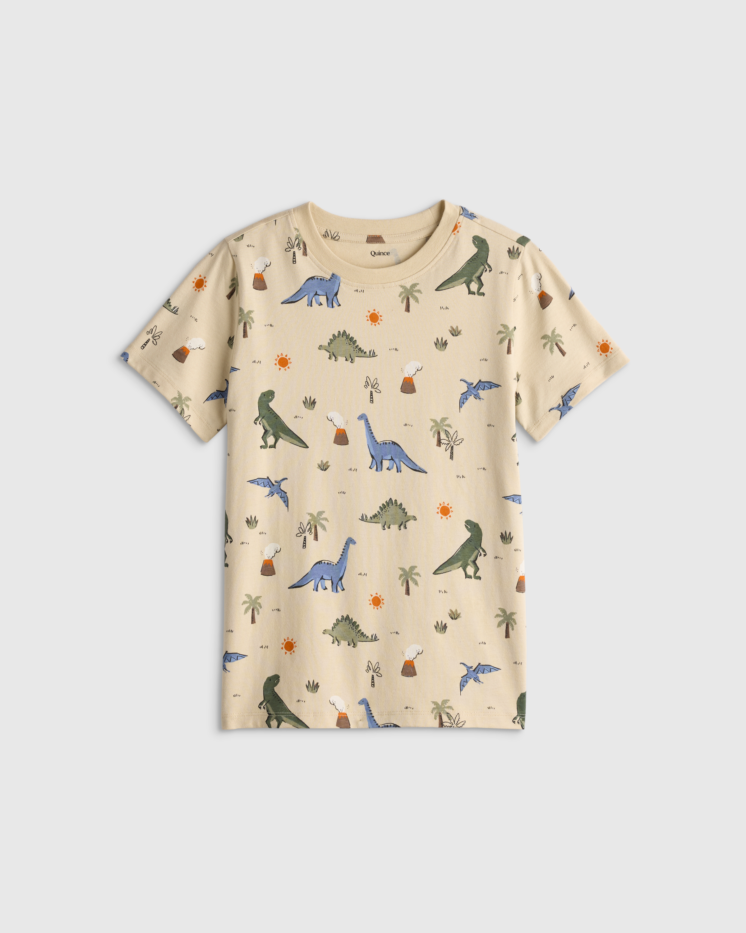100% Organic Cotton Jersey Short Sleeve Tee