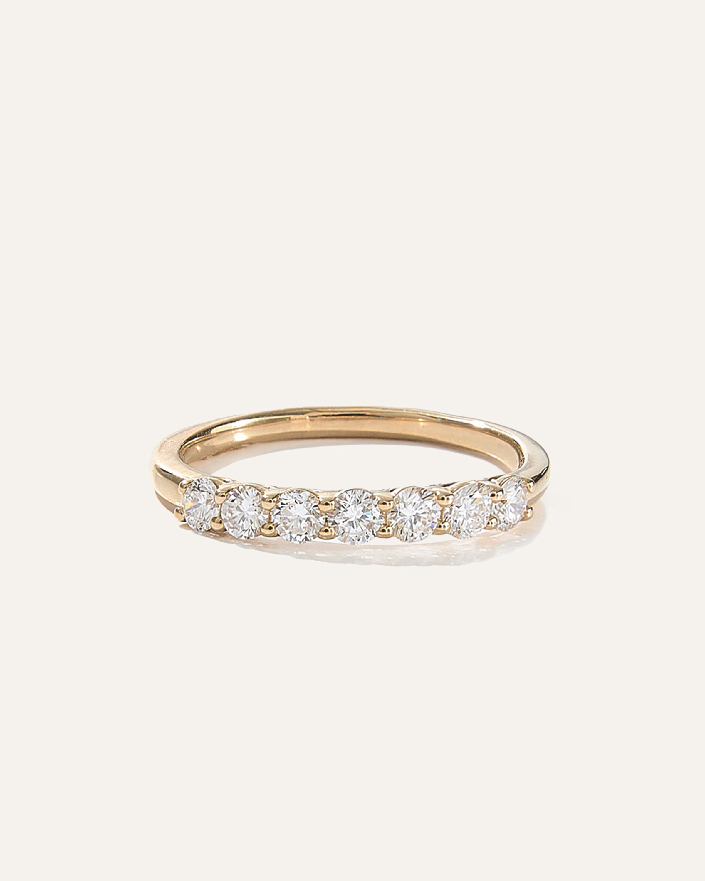 Lab Grown Diamond Round Seven Stone Band