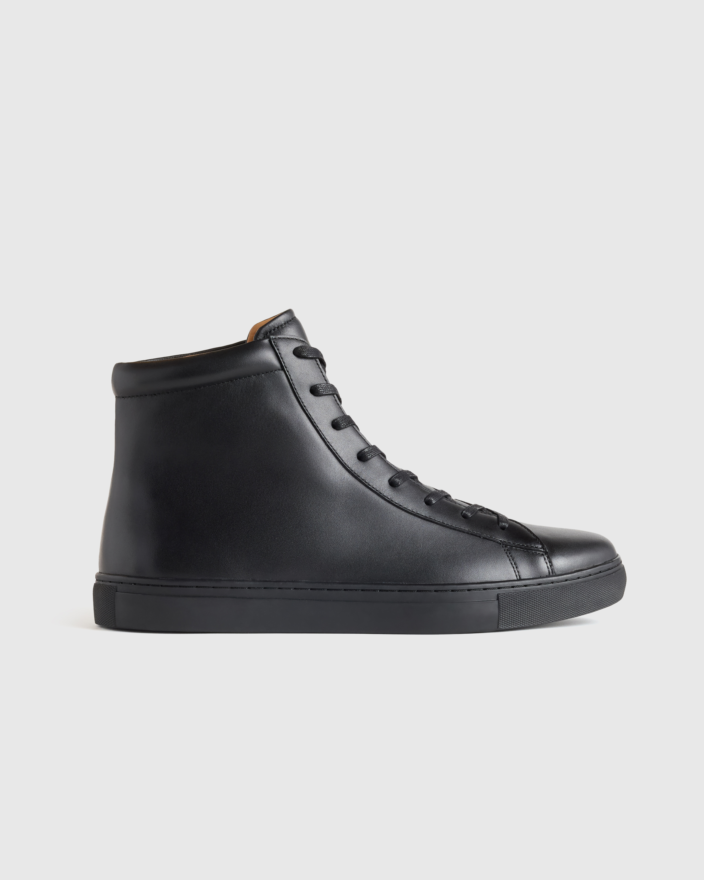 Italian Leather High Top Everyday Sneaker