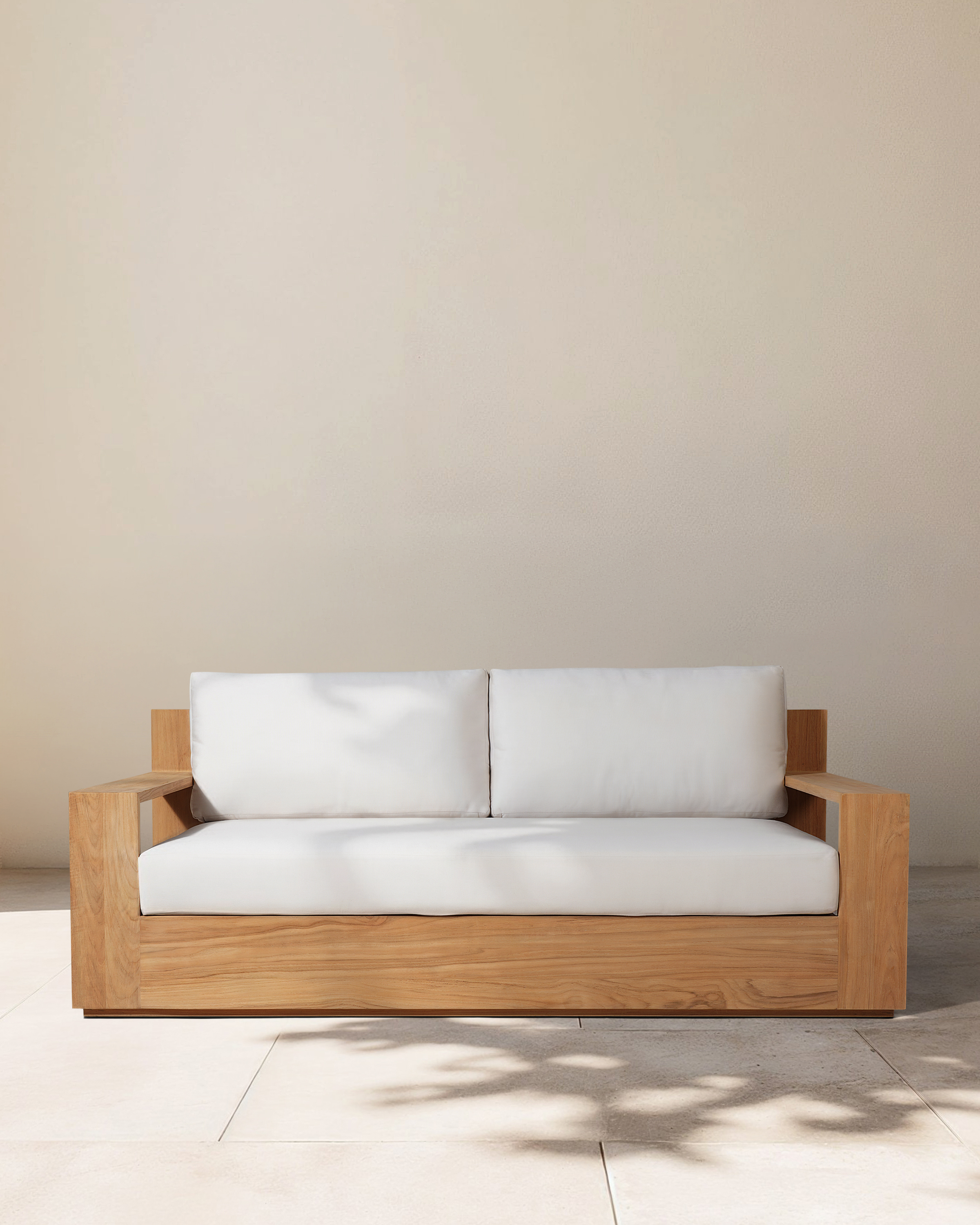 Solid Teak Outdoor Sofa