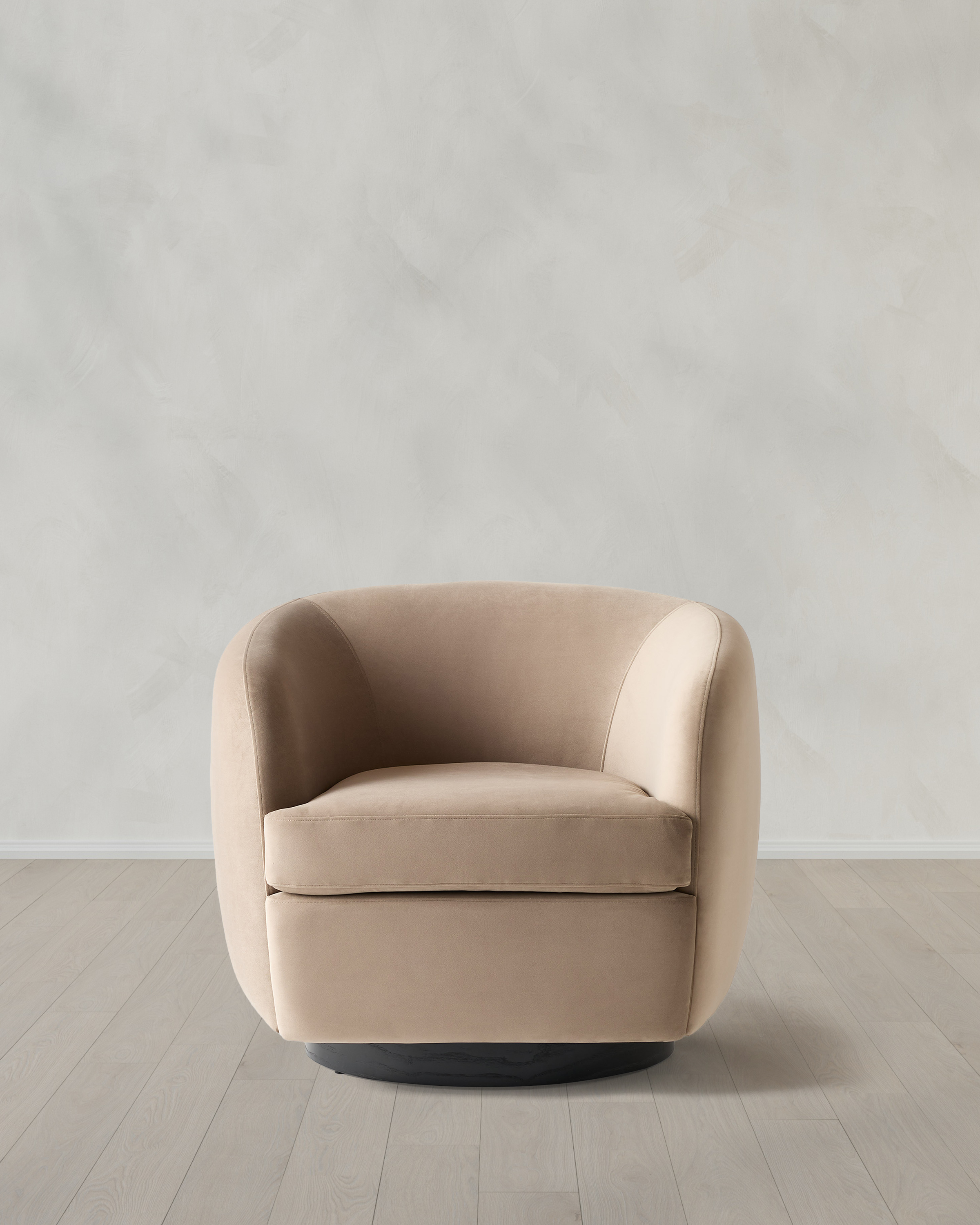 Performance Velvet Swivel Chair