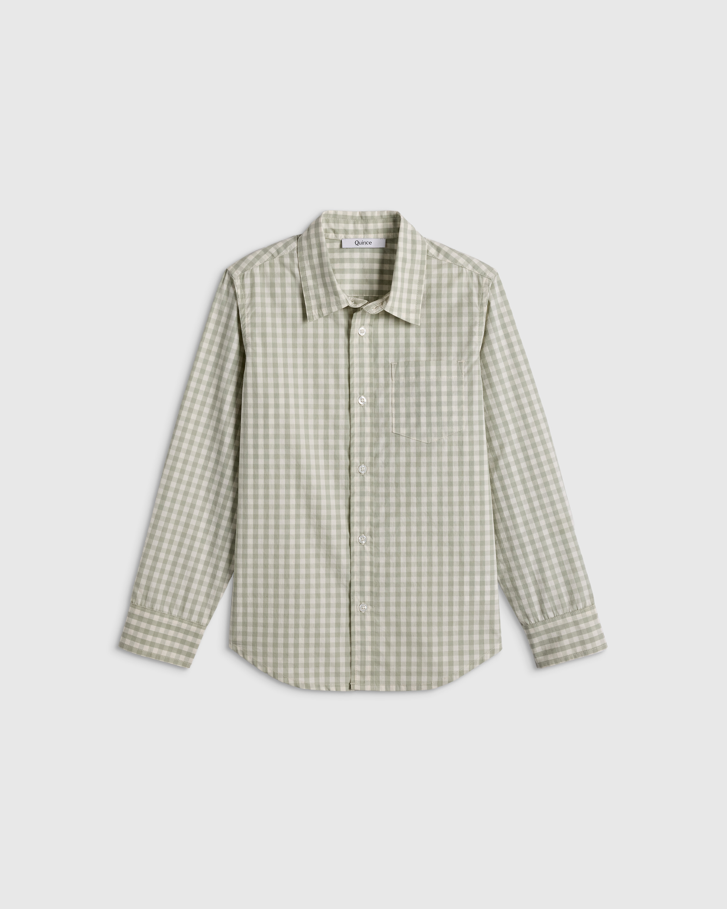 100% Cotton Poplin Printed Long Sleeve Button Down