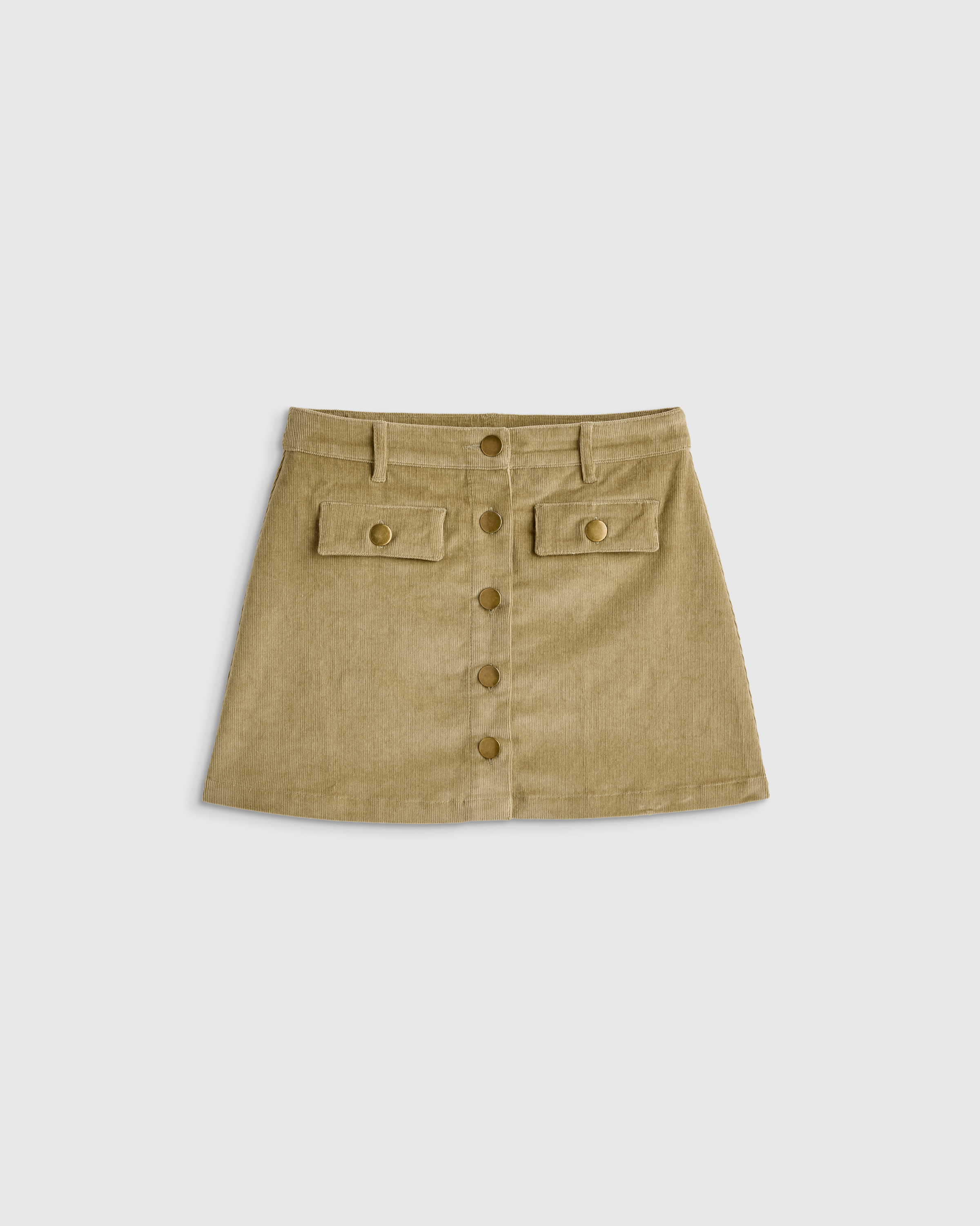 Organic Cotton Stretch Corduroy Skirt