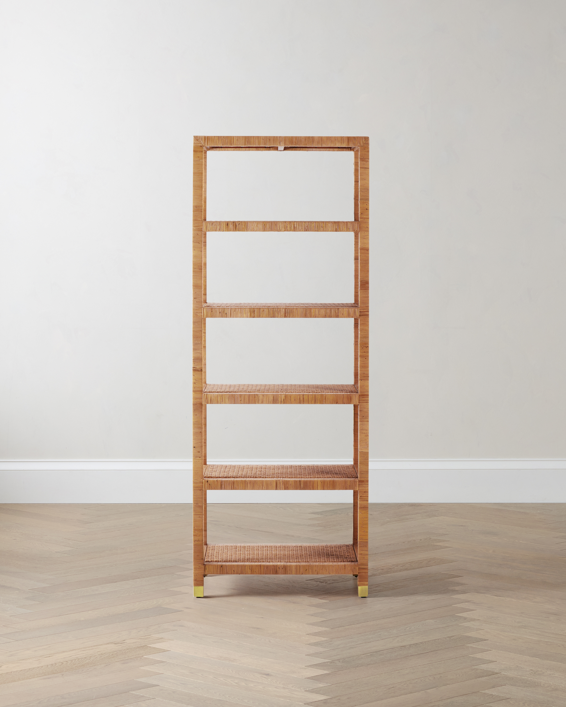 Handwoven Rattan Bookcase