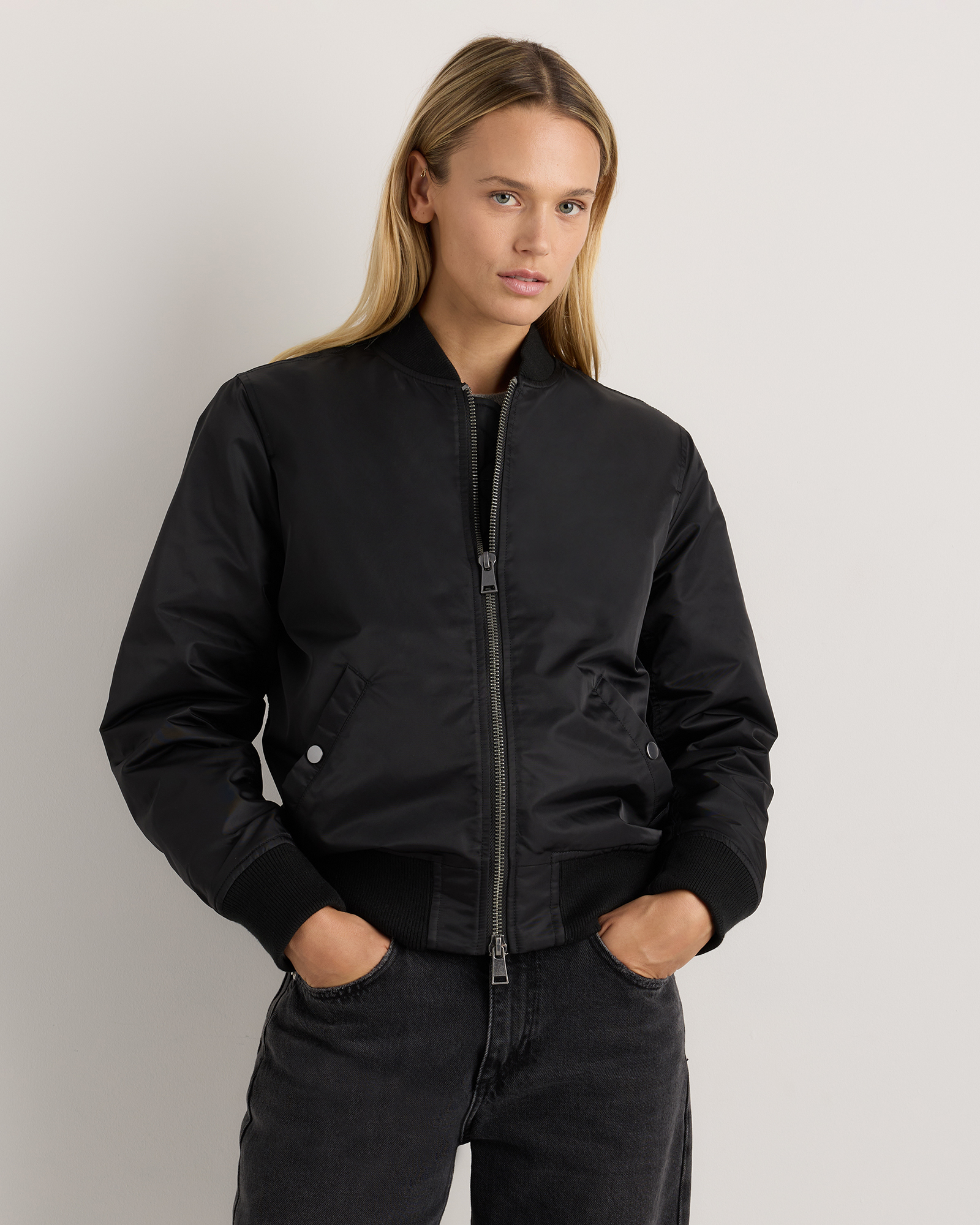 Flight Nylon Bomber Jacket