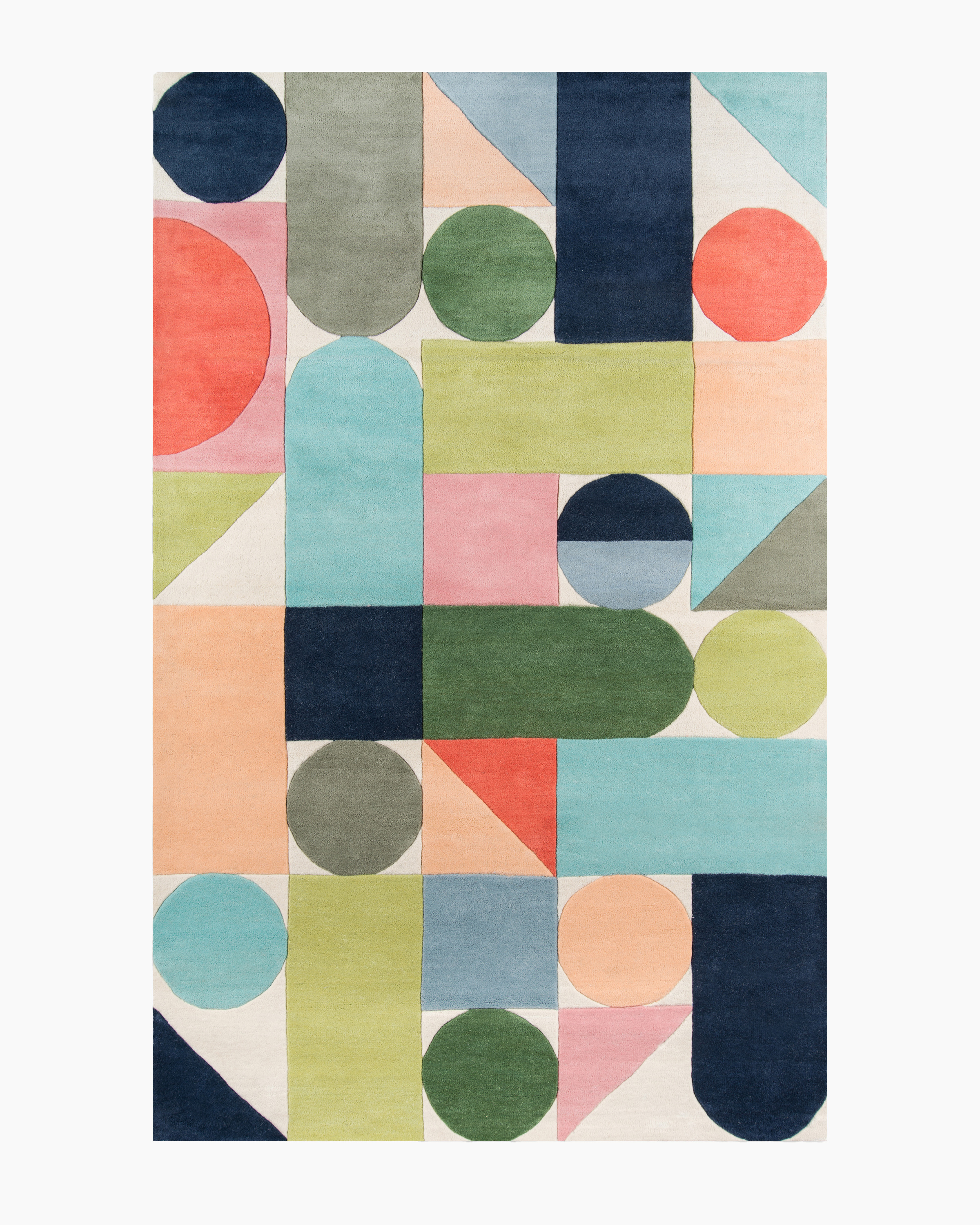Bold Shapes Hand-Tufted Wool Rug