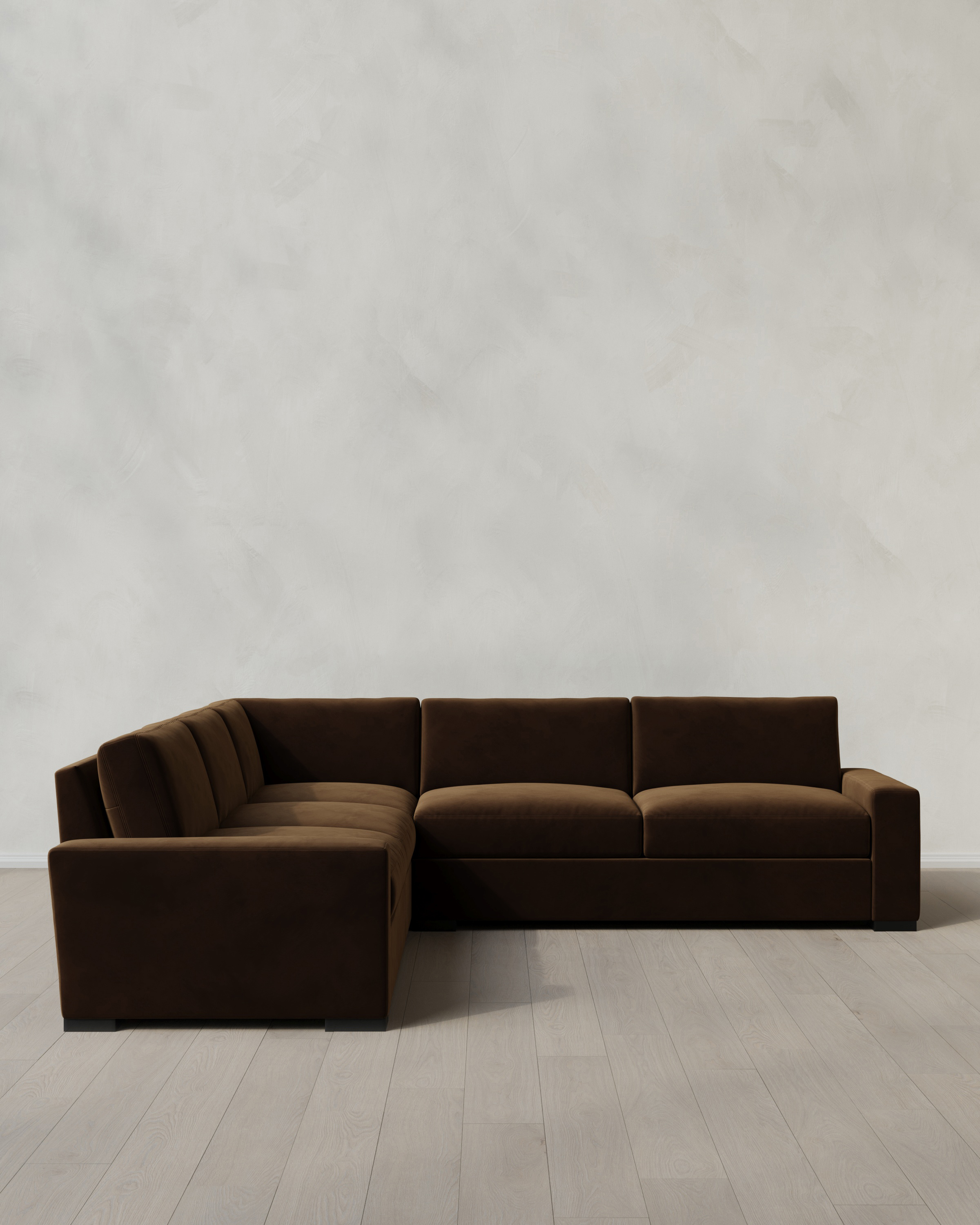 Stillman L Sectional in Performance Velvet
