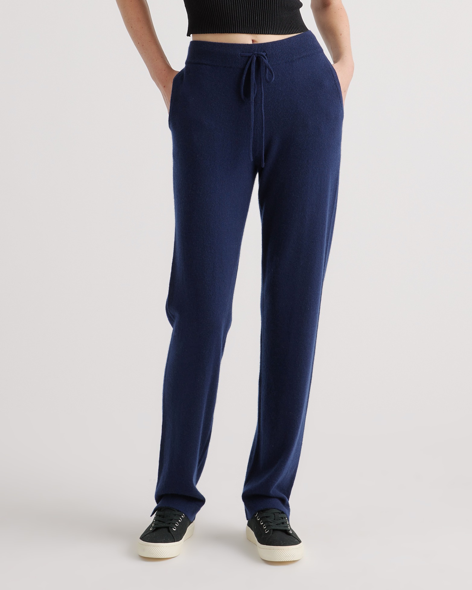 Mongolian Spring Cashmere Straight Leg Pants