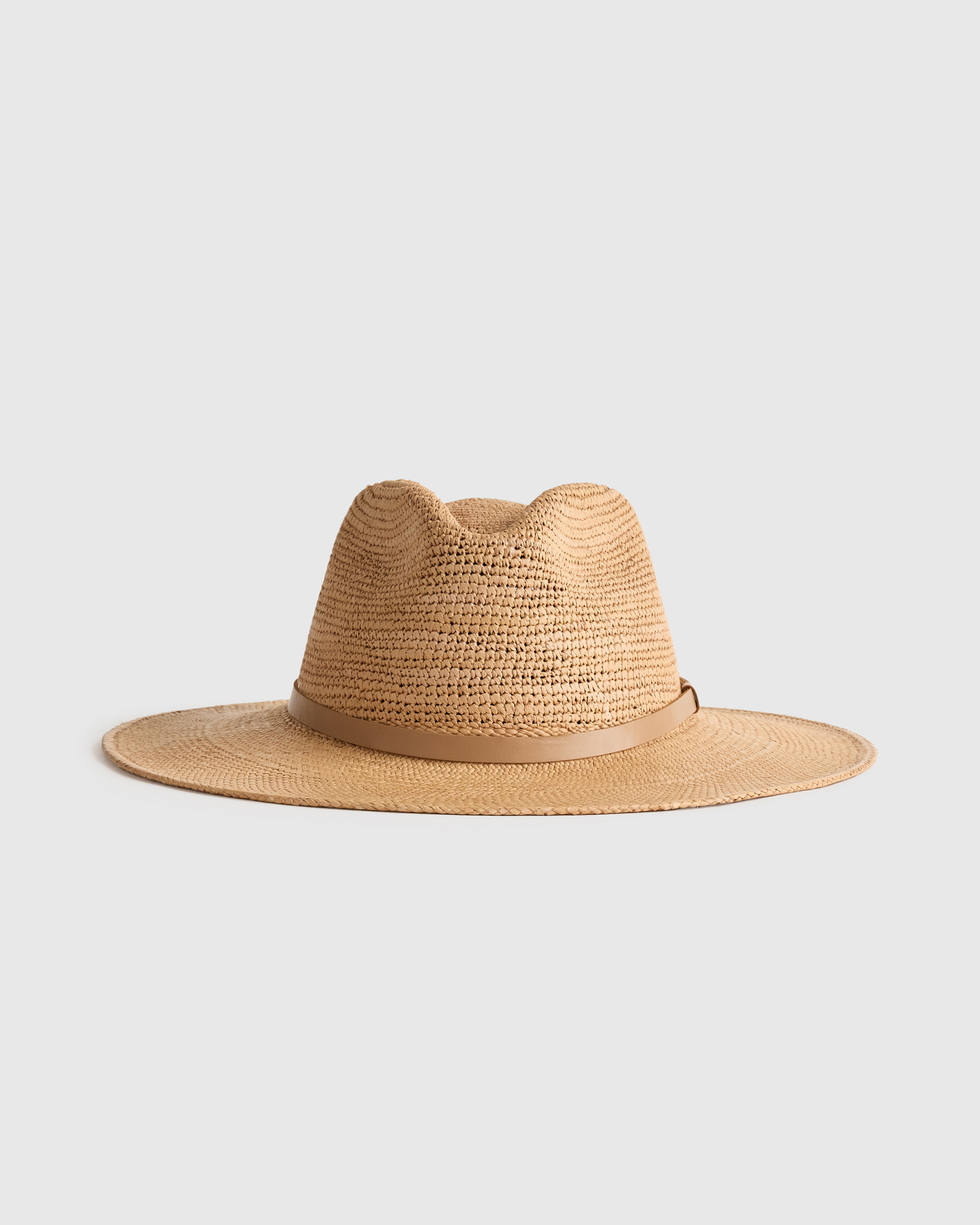 Toquilla Straw Crochet Fedora