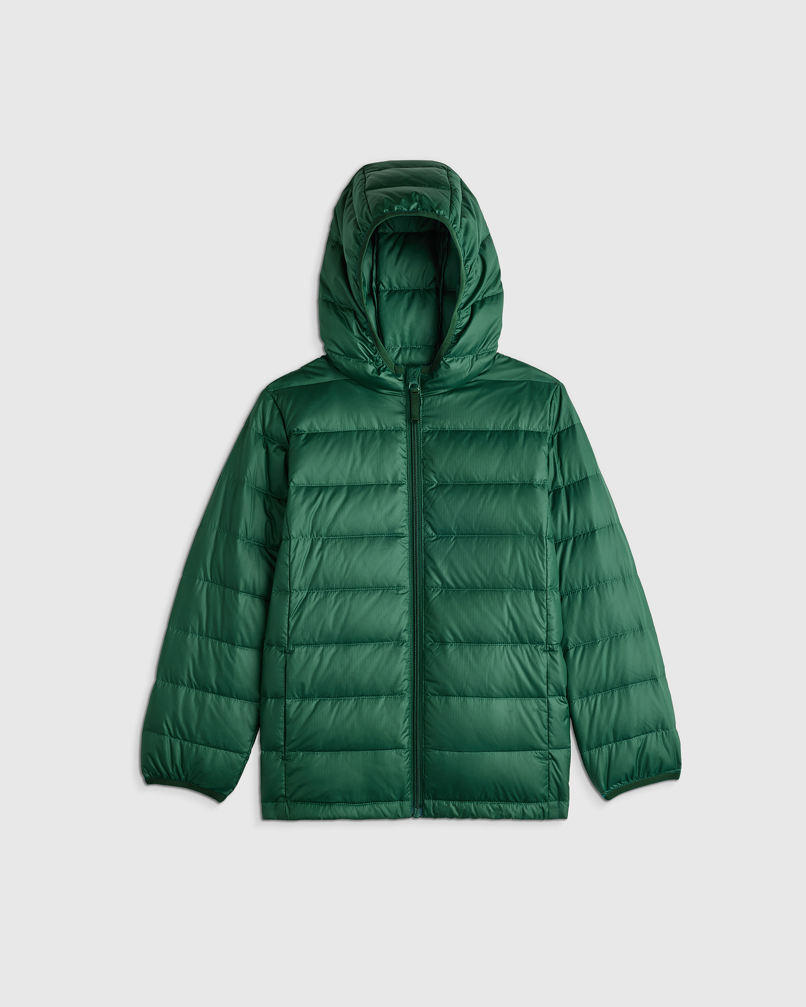 Lightweight Down Hooded Puffer Jacket