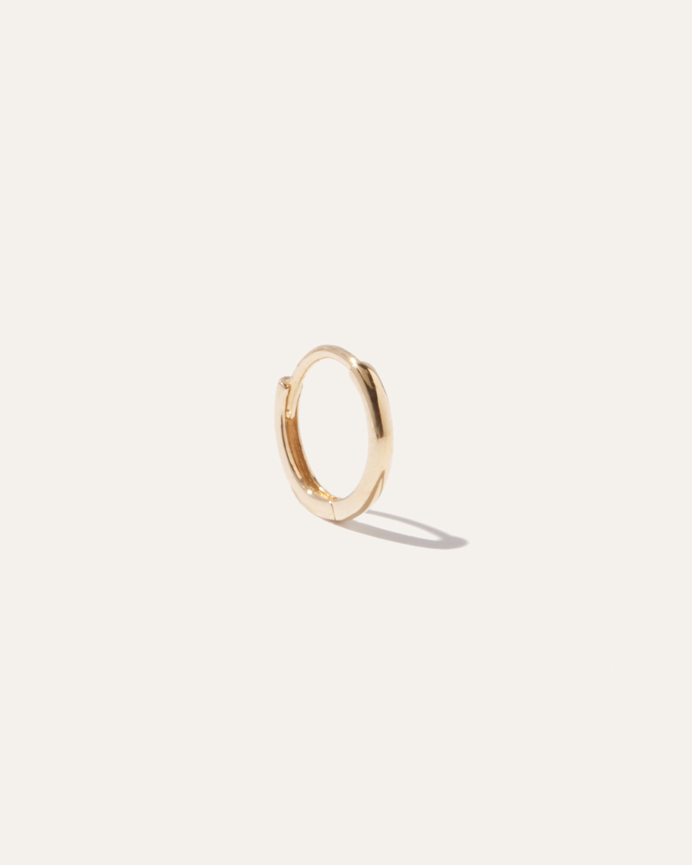 14K Gold Second Piercing Tiny Huggie - Single