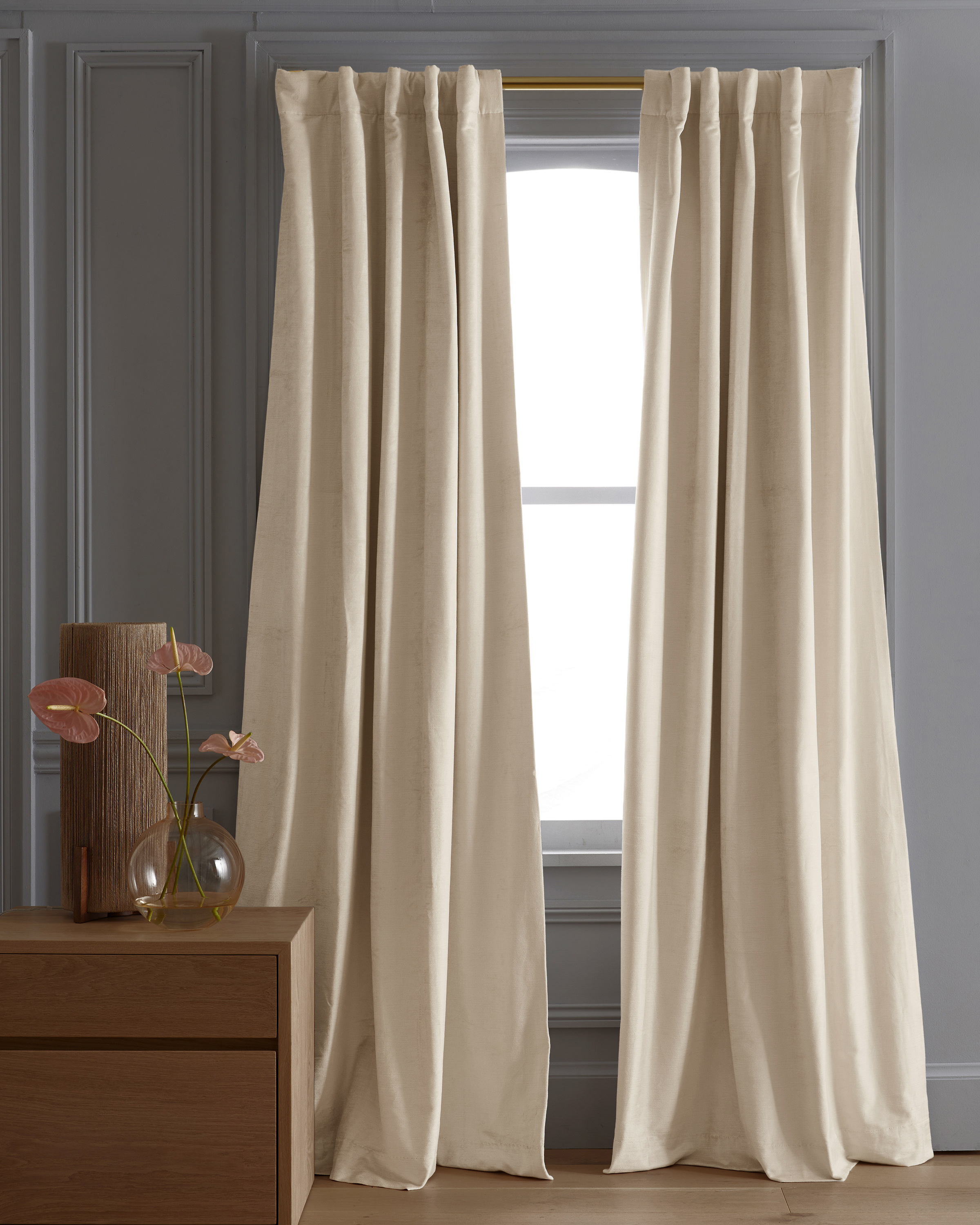 Luster Velvet True Blackout Curtain - Single Panel
