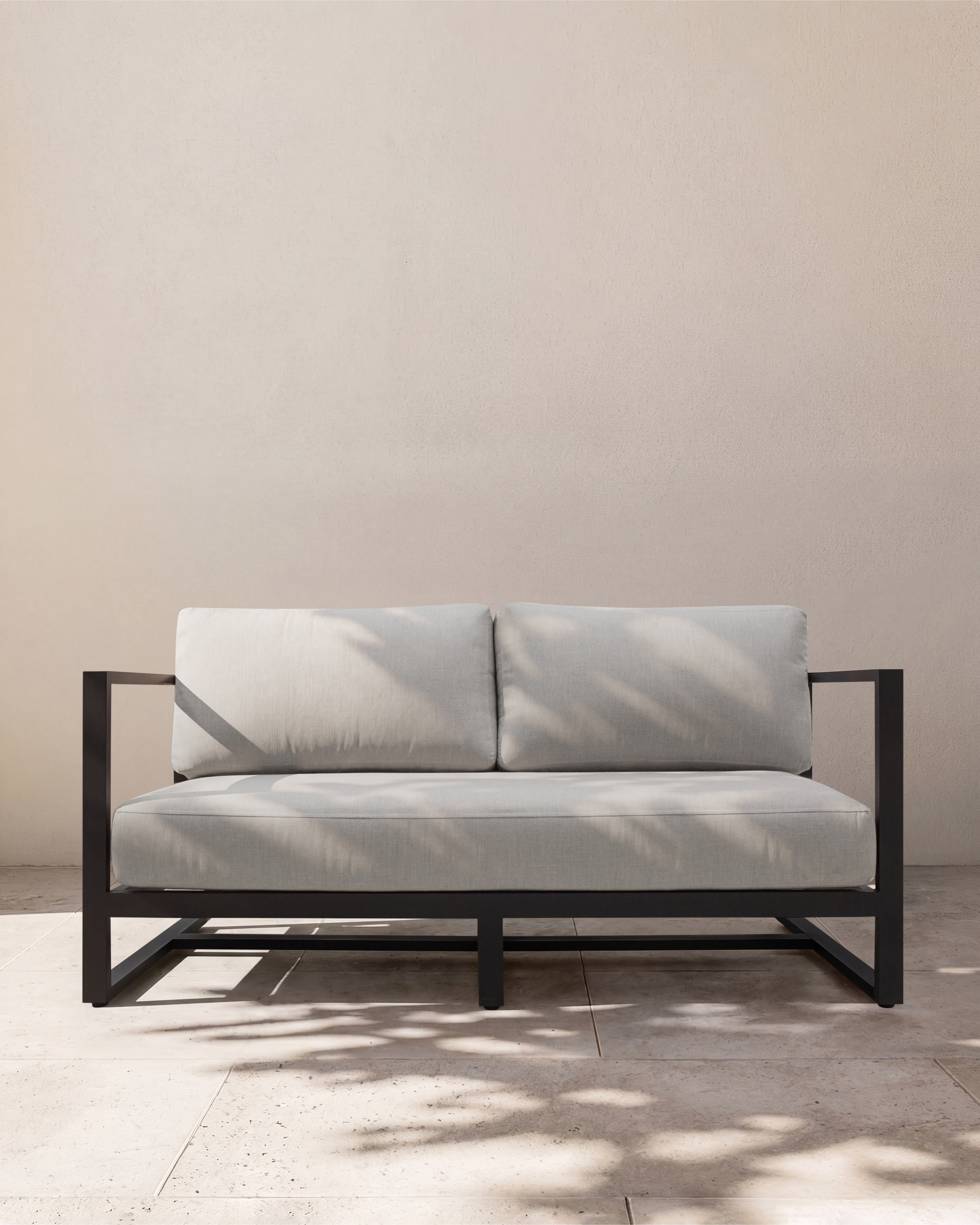 Linear Aluminum Outdoor Sofa