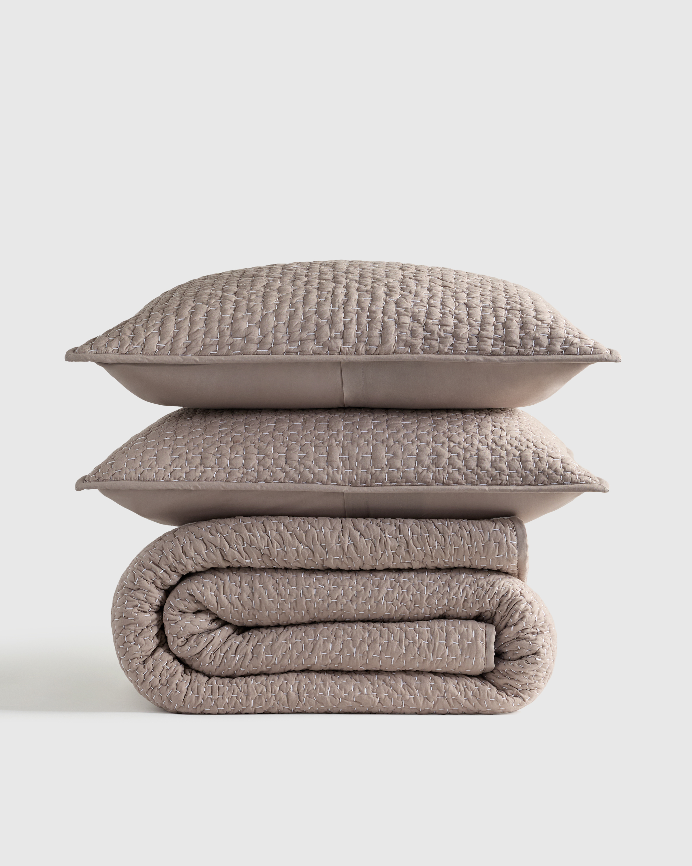 Organic Cotton Hand Stitched Quilt Set