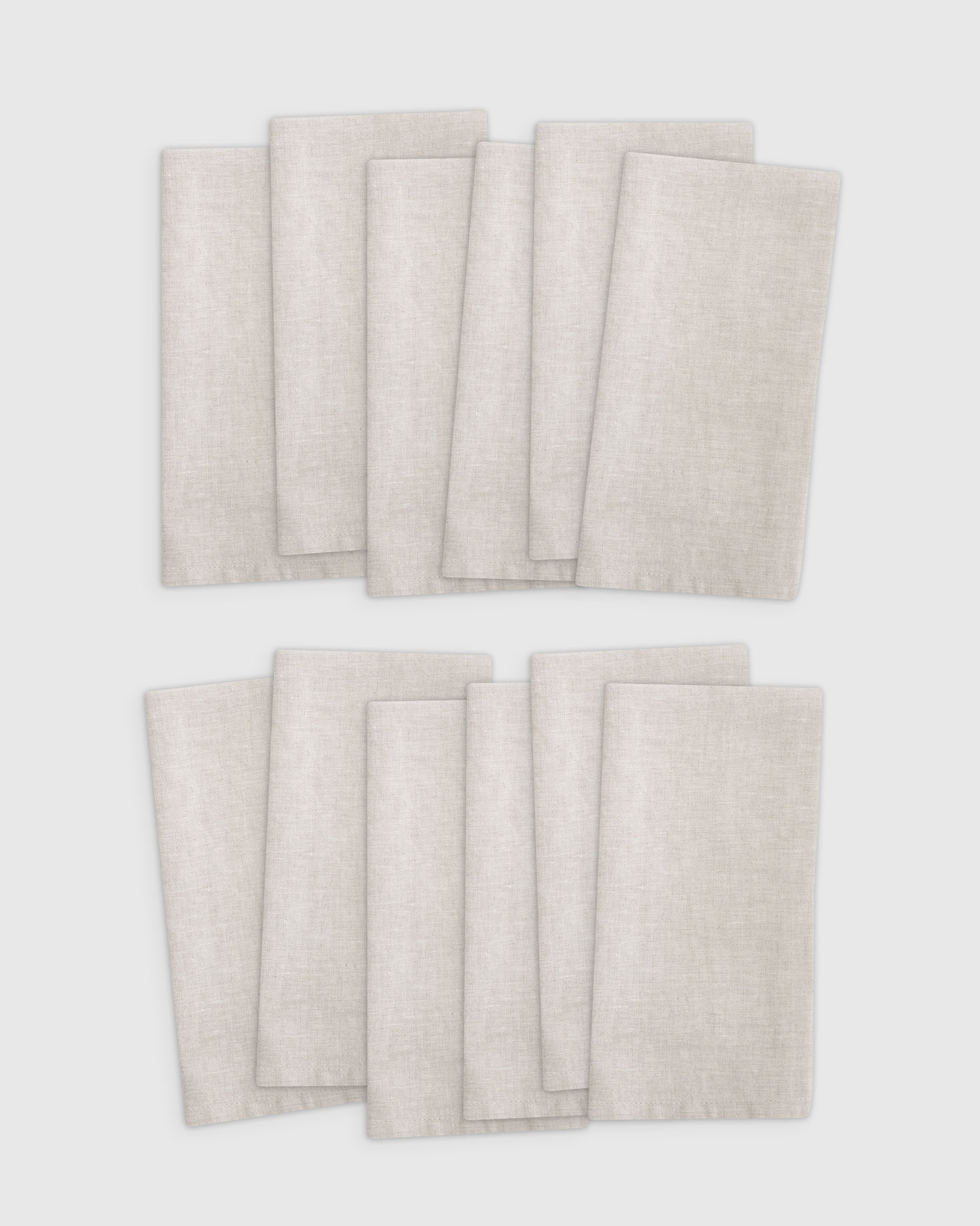 European Linen Chambray Napkin, Set of 12