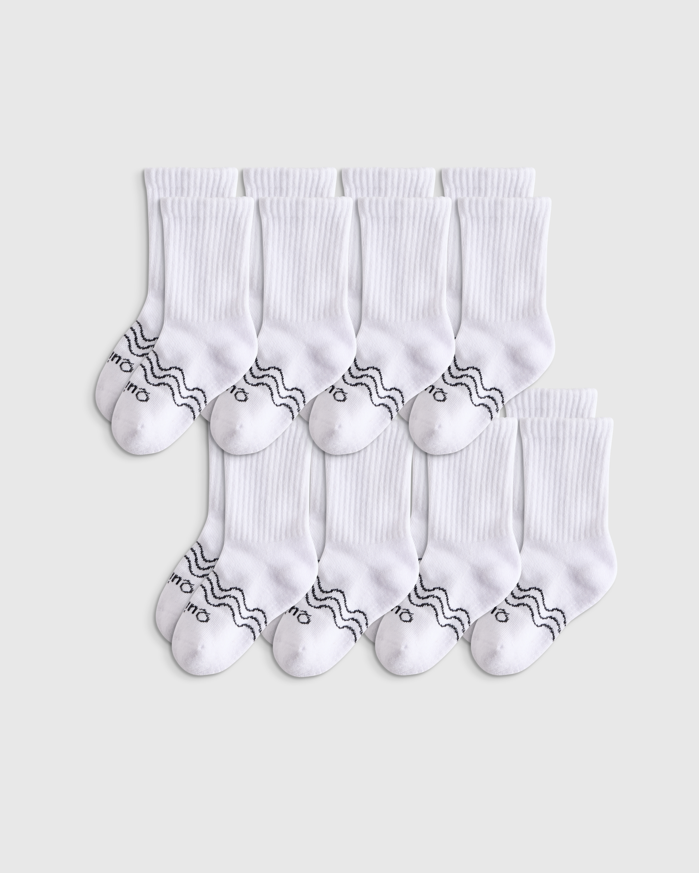 Organic Cotton Calf Sock 8-pack