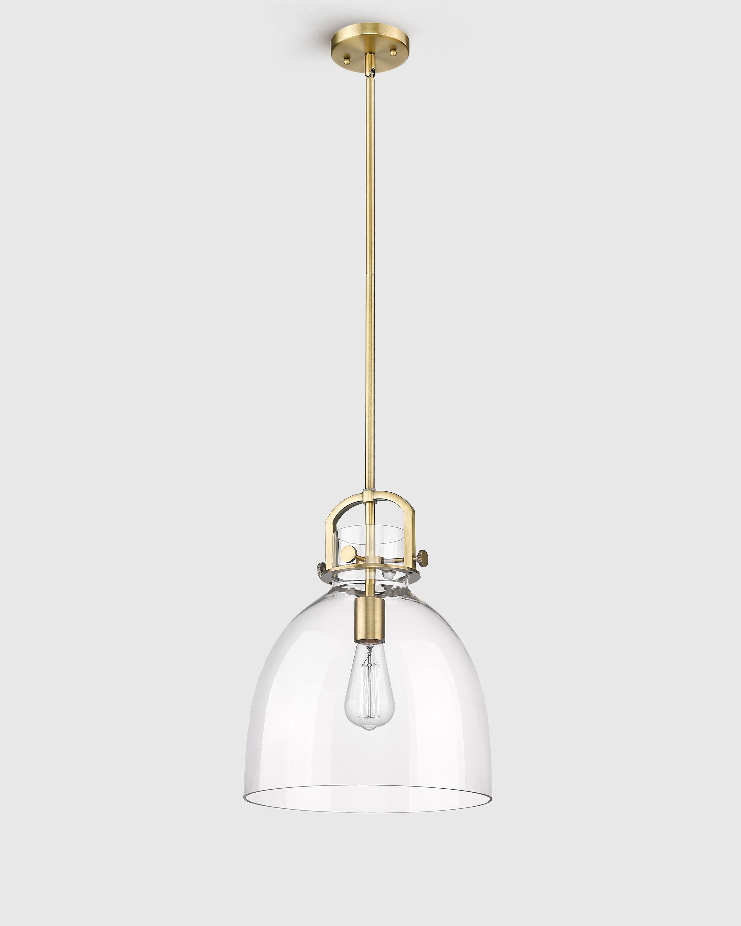 Minimalist Glass Bell Pendant Light