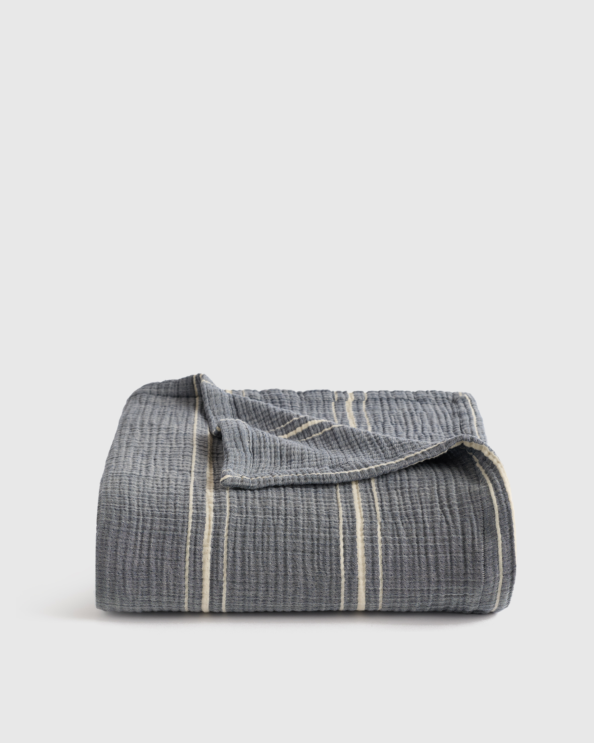 Organic Cotton Gauze Stripe Blanket