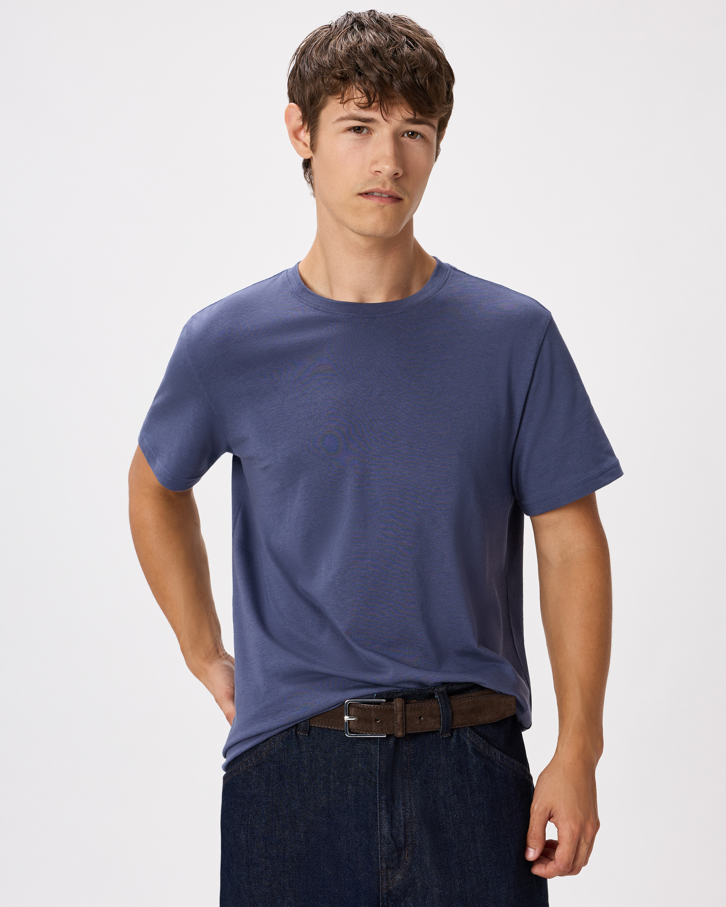Cotton Modal Crew Neck Tee