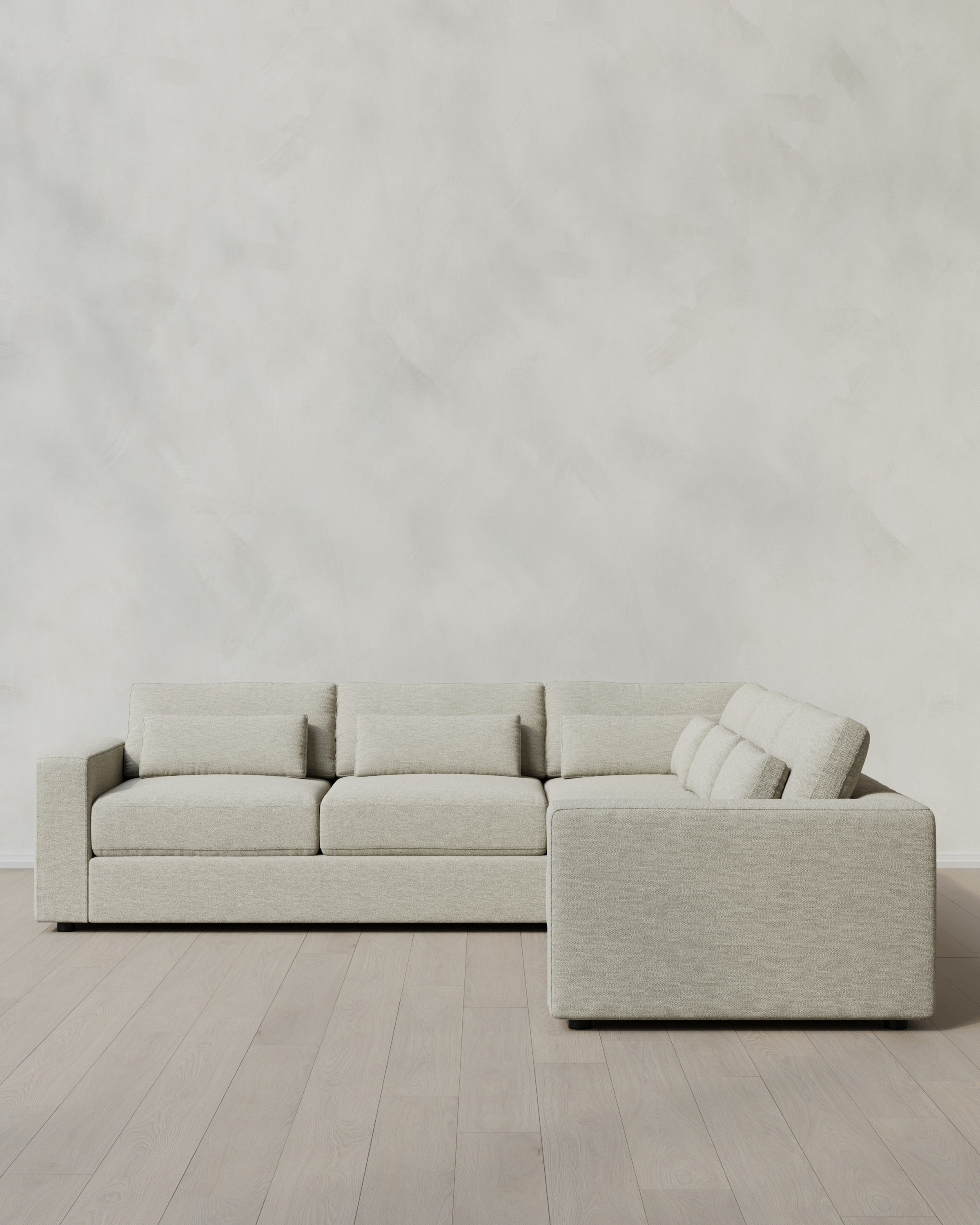 Ashford Deep Seat L Sectional in Performance Basketweave