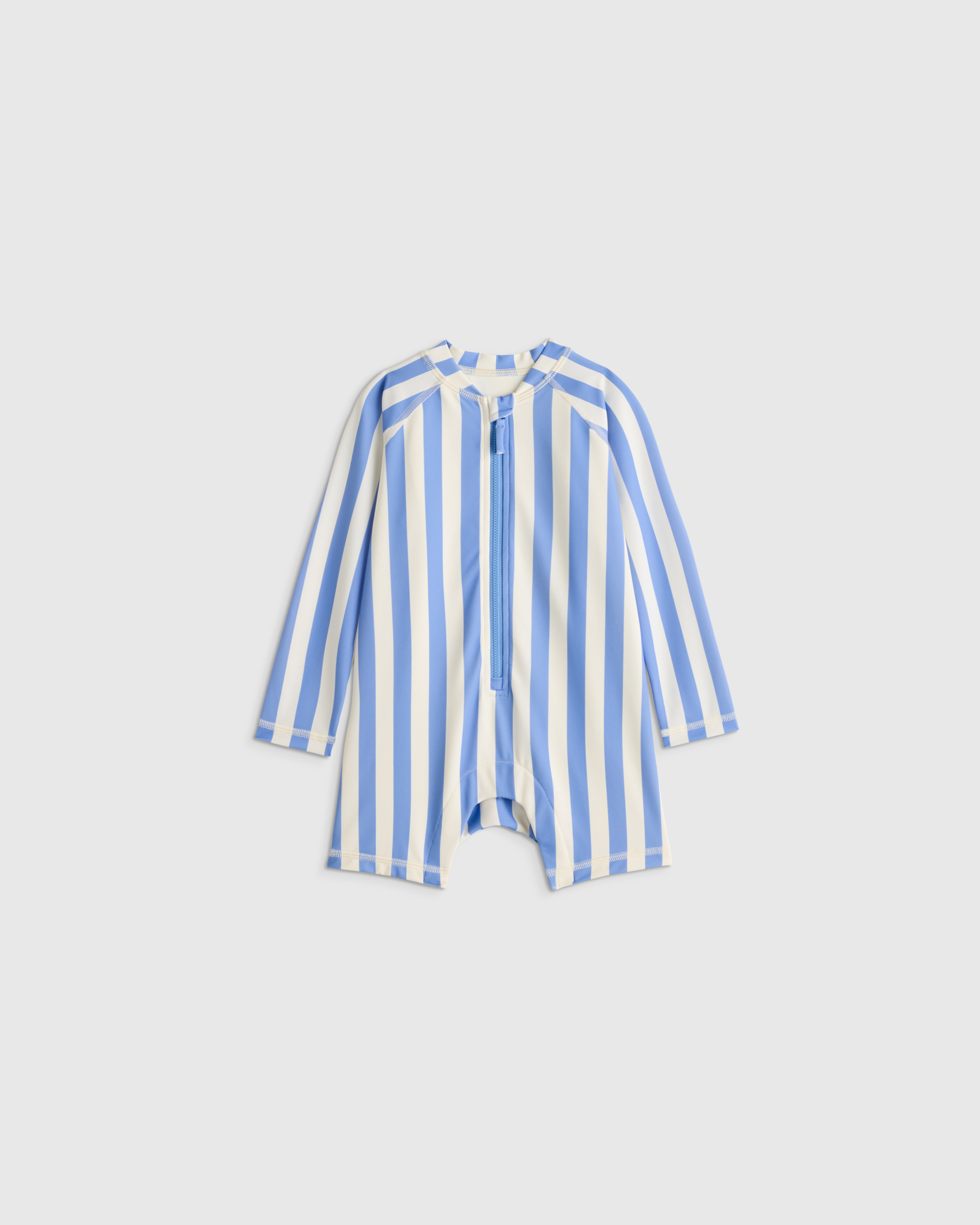 Long Sleeve Zip-Up Rash Guard One-Piece