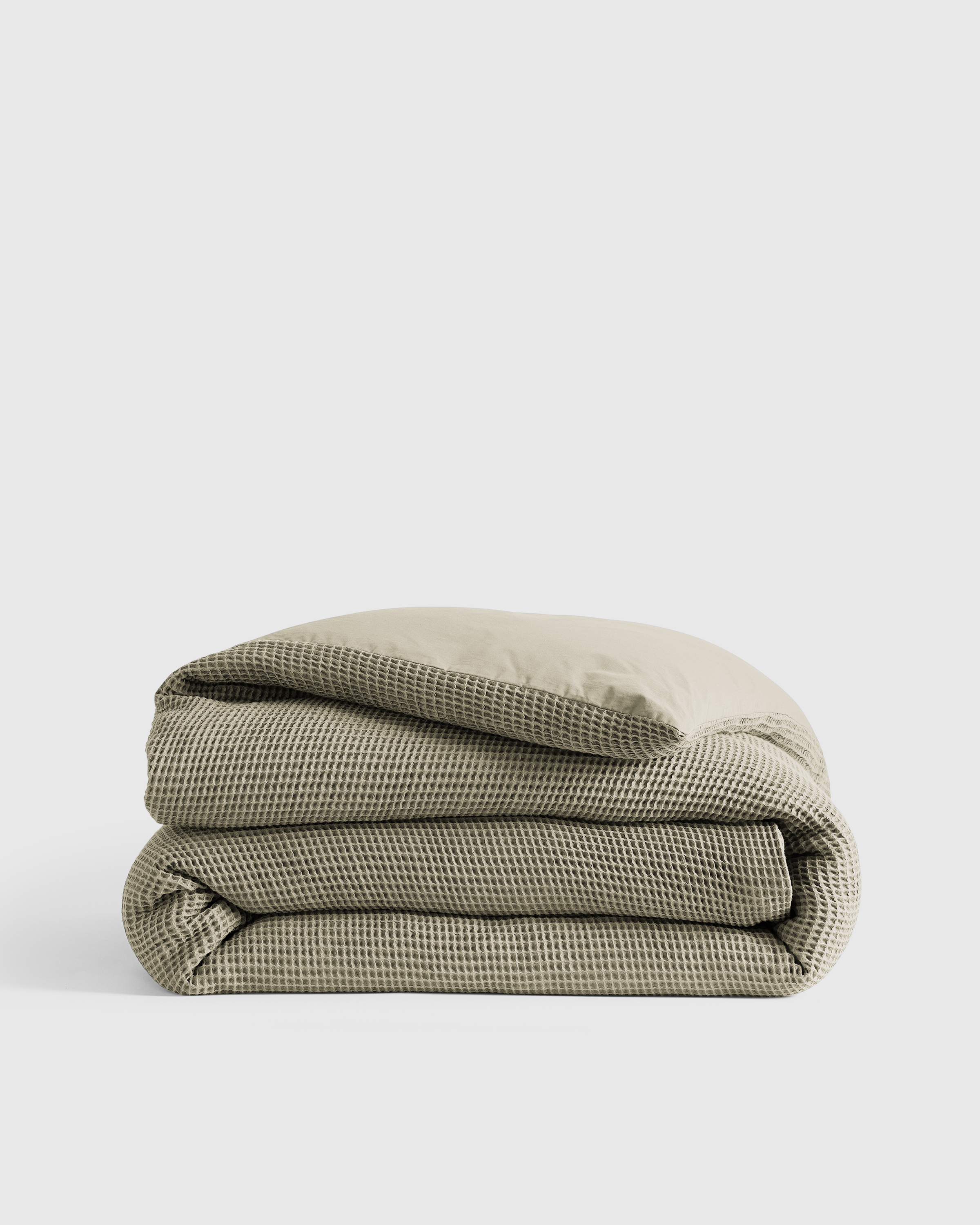 Organic Waffle Duvet Cover