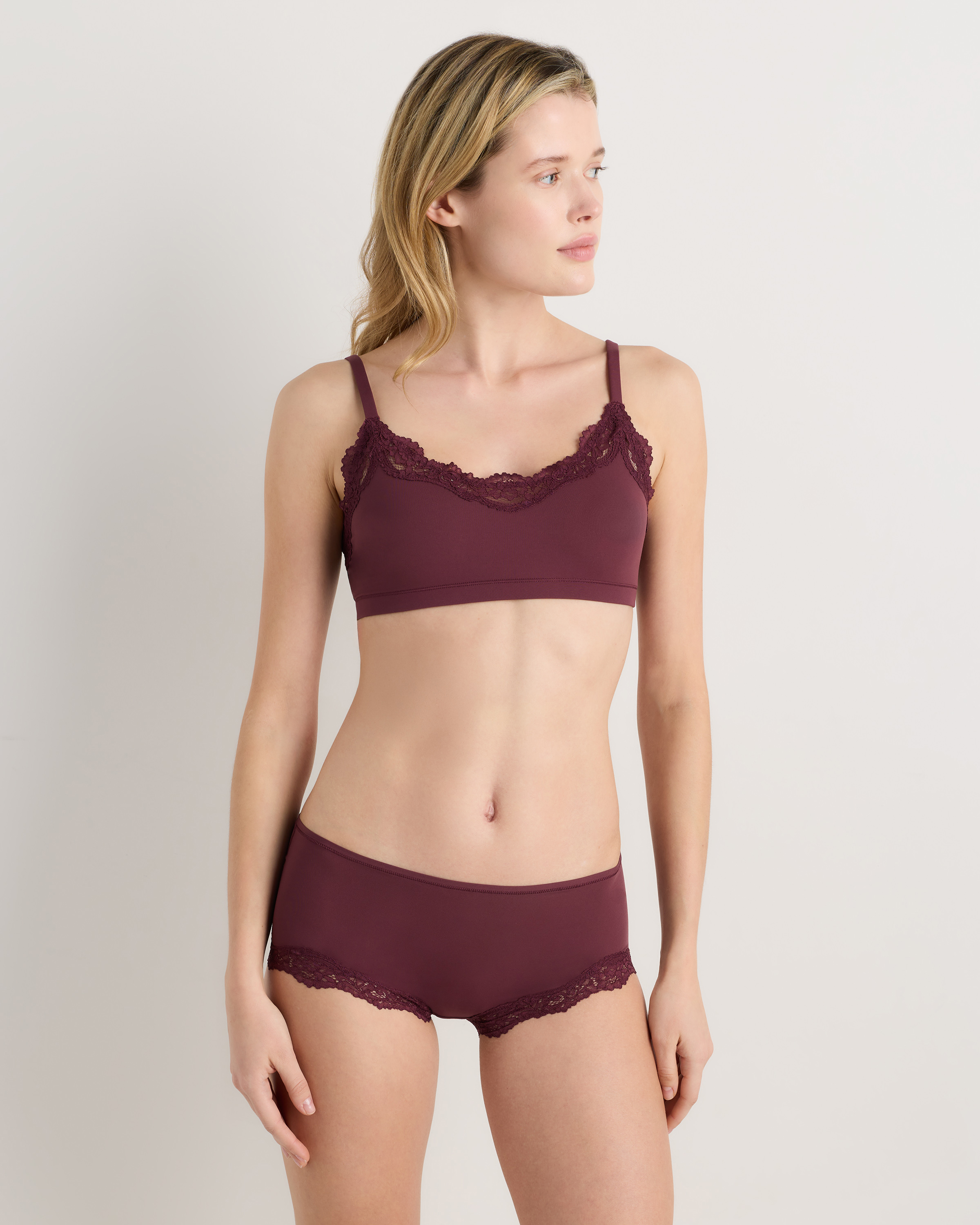 Second Skin Lace Boyshort (3-Pack)