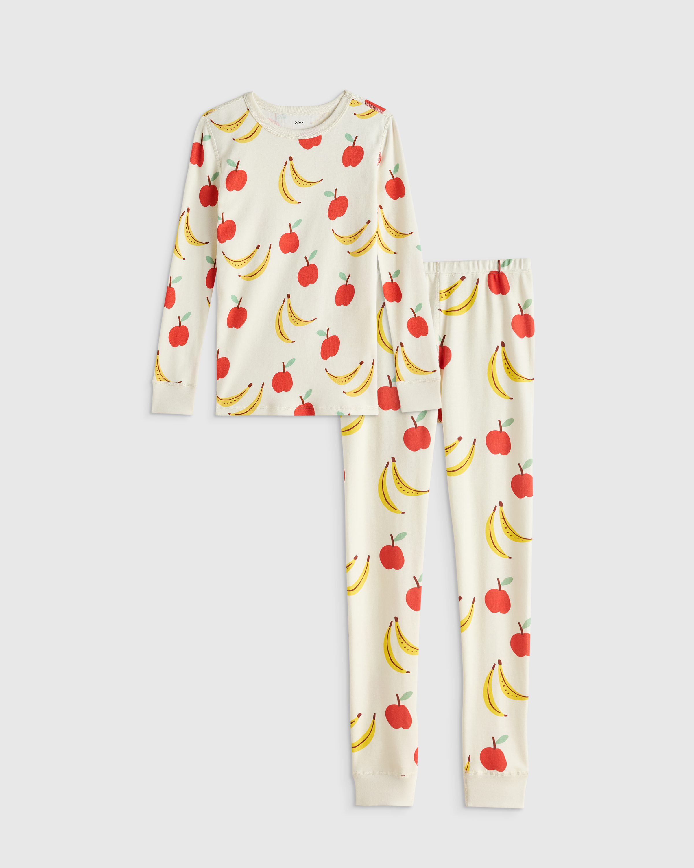 100% Organic Cotton Long Sleeve and Pant Pajama Set