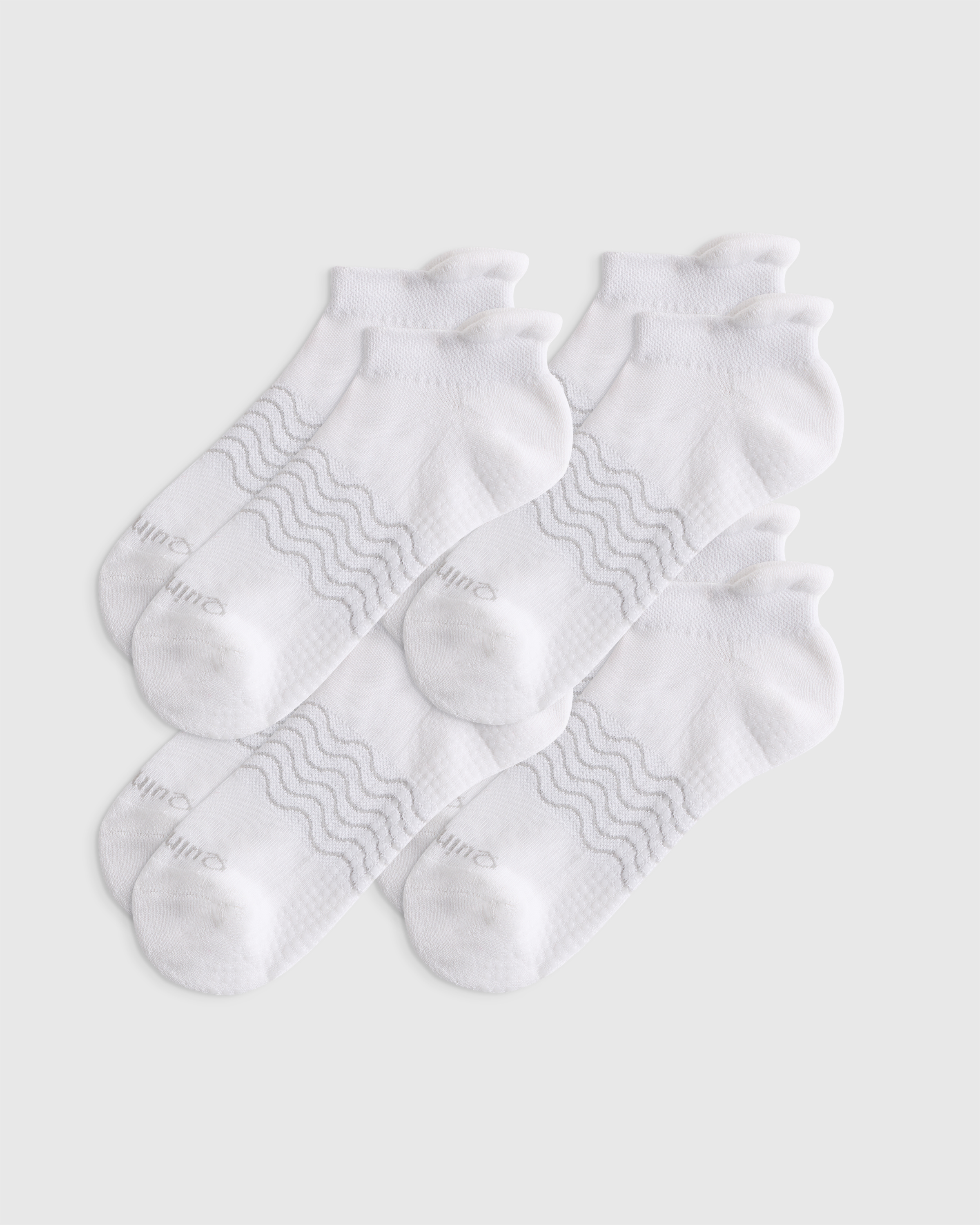 Everyday Cotton Pilates Gripper Ankle Socks (4-pack)